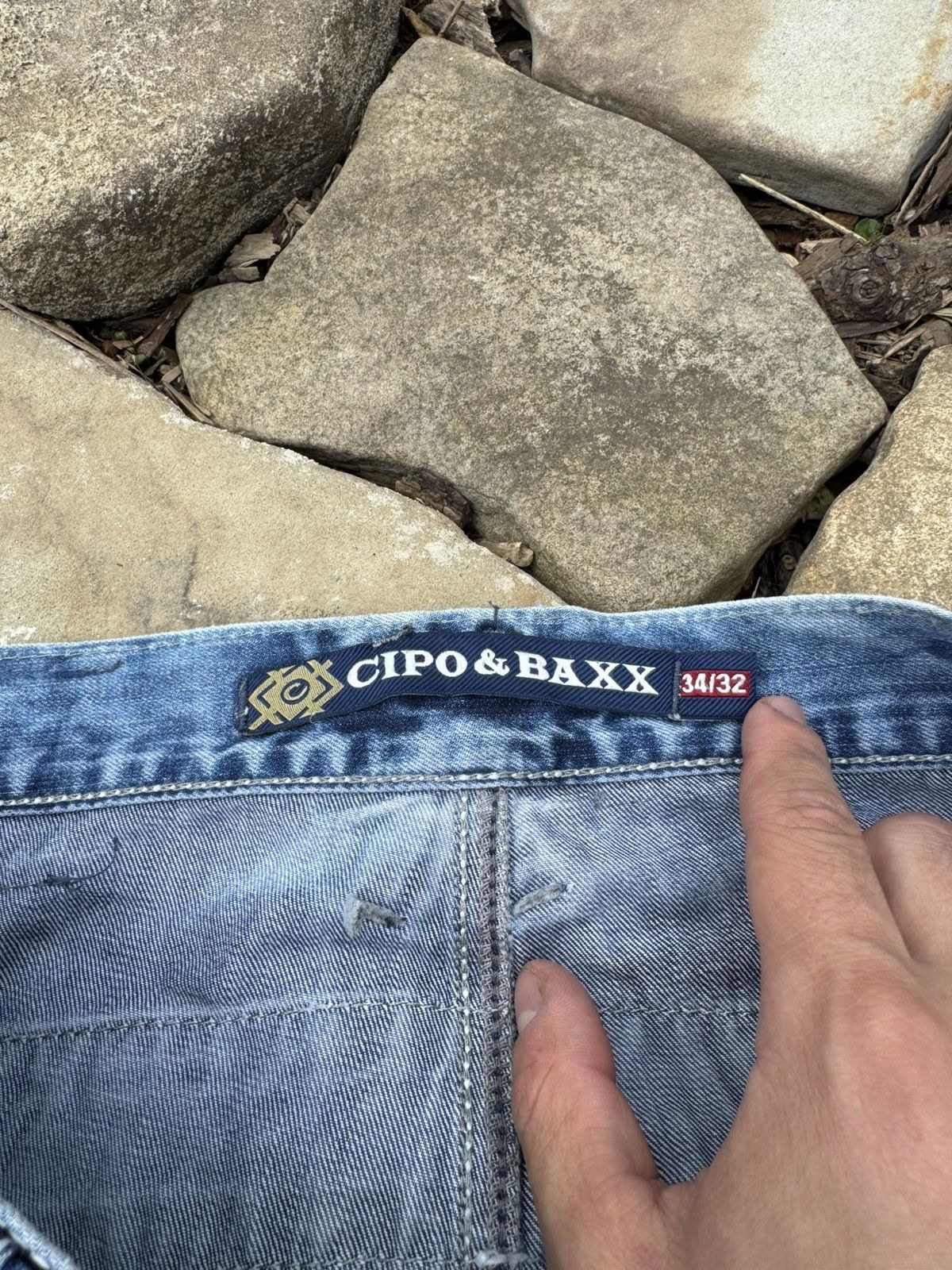 Vintage Vintage Cipo Bax Distressed Patchwork Y2k Rap Pants Size US 34 / EU 50 - 8 Thumbnail