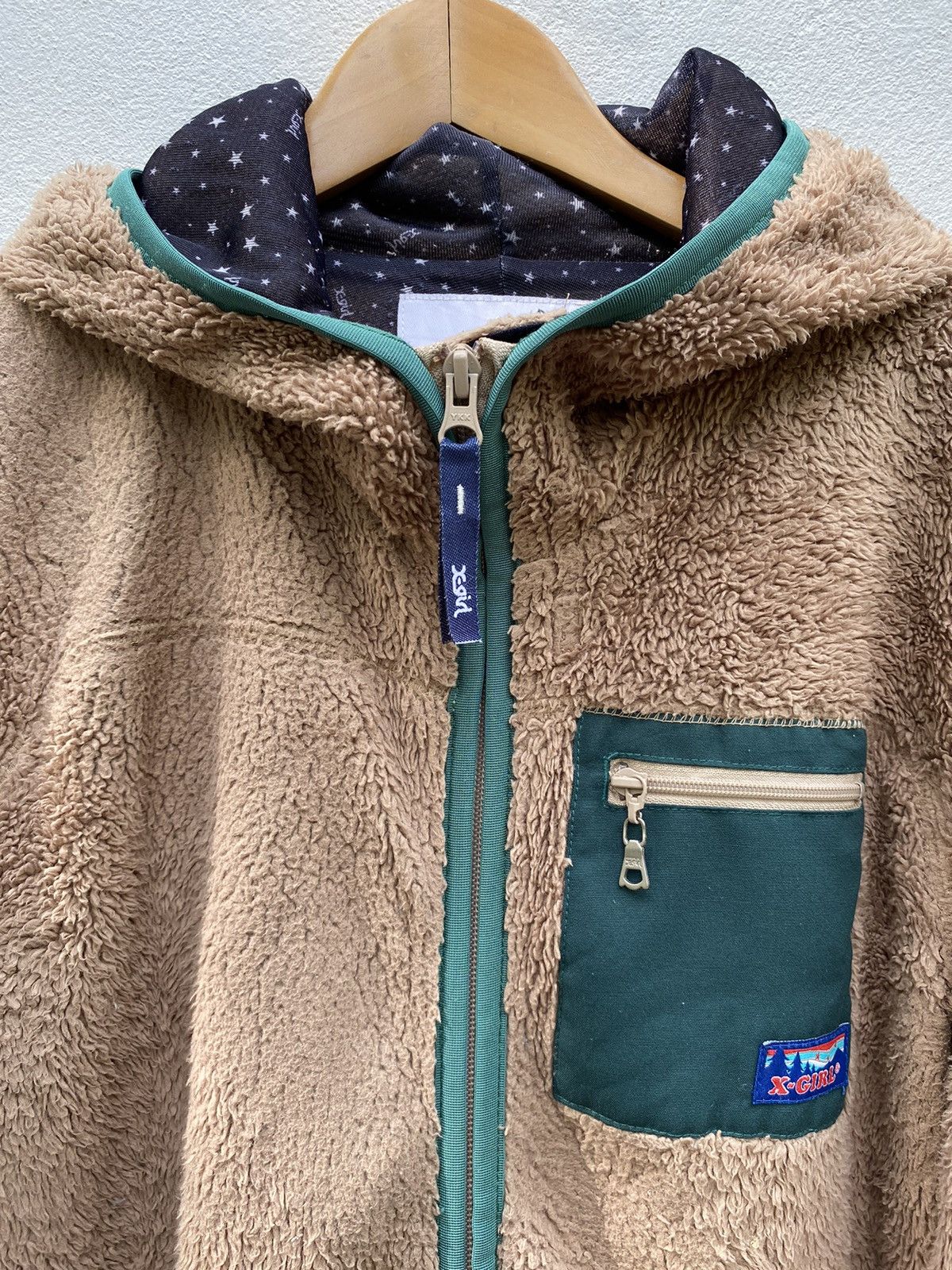 Japanese Brand Vintage X-girl Single Pocket Fleece Hoodie Size US S / EU 44-46 / 1 - 3 Thumbnail