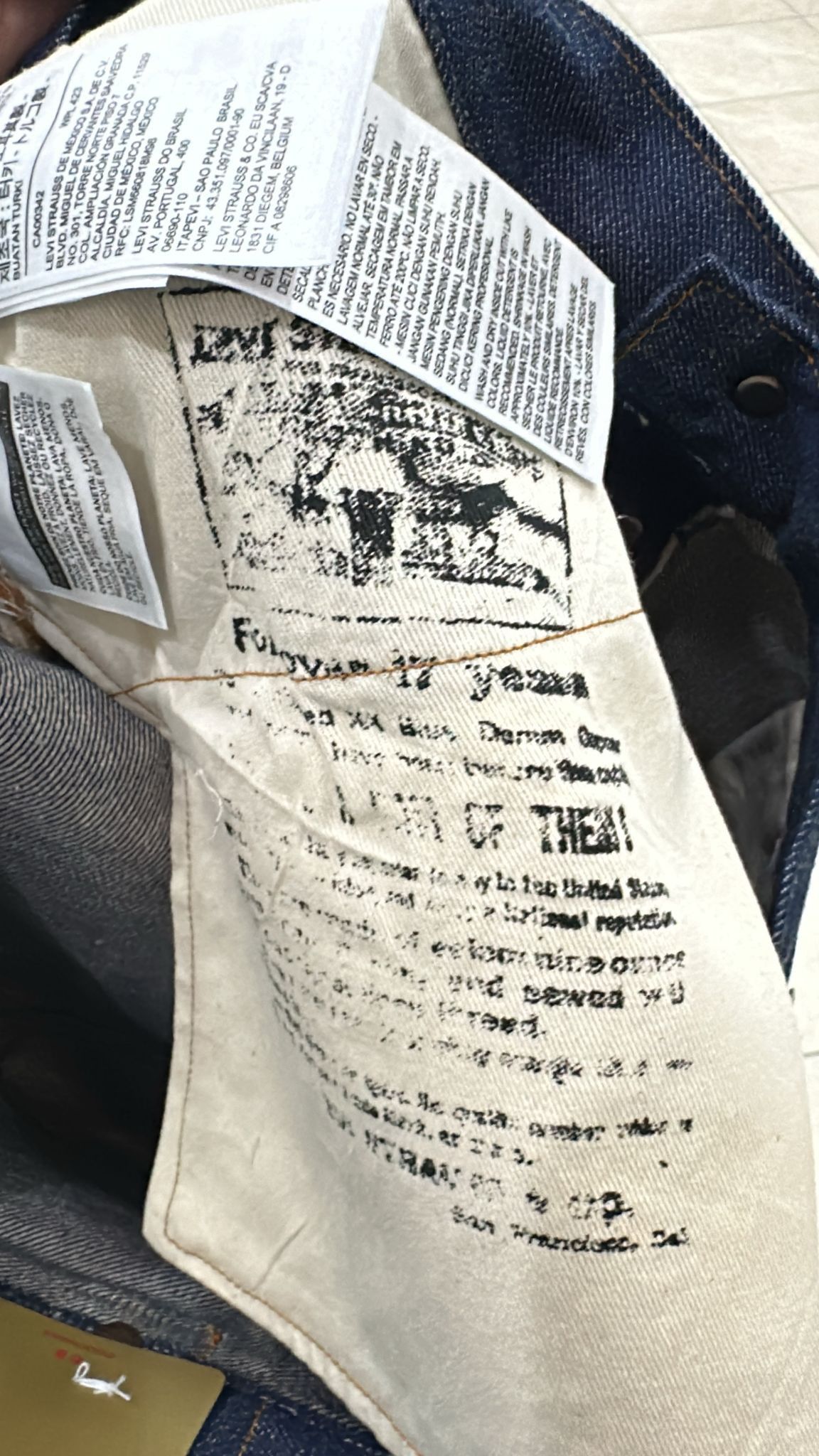 Levi's Vintage Clothing LVC Levi's Vintage Clothing 1890 501XX BigE Selvedge Jeans Size US 32 / EU 48 - 12 Thumbnail