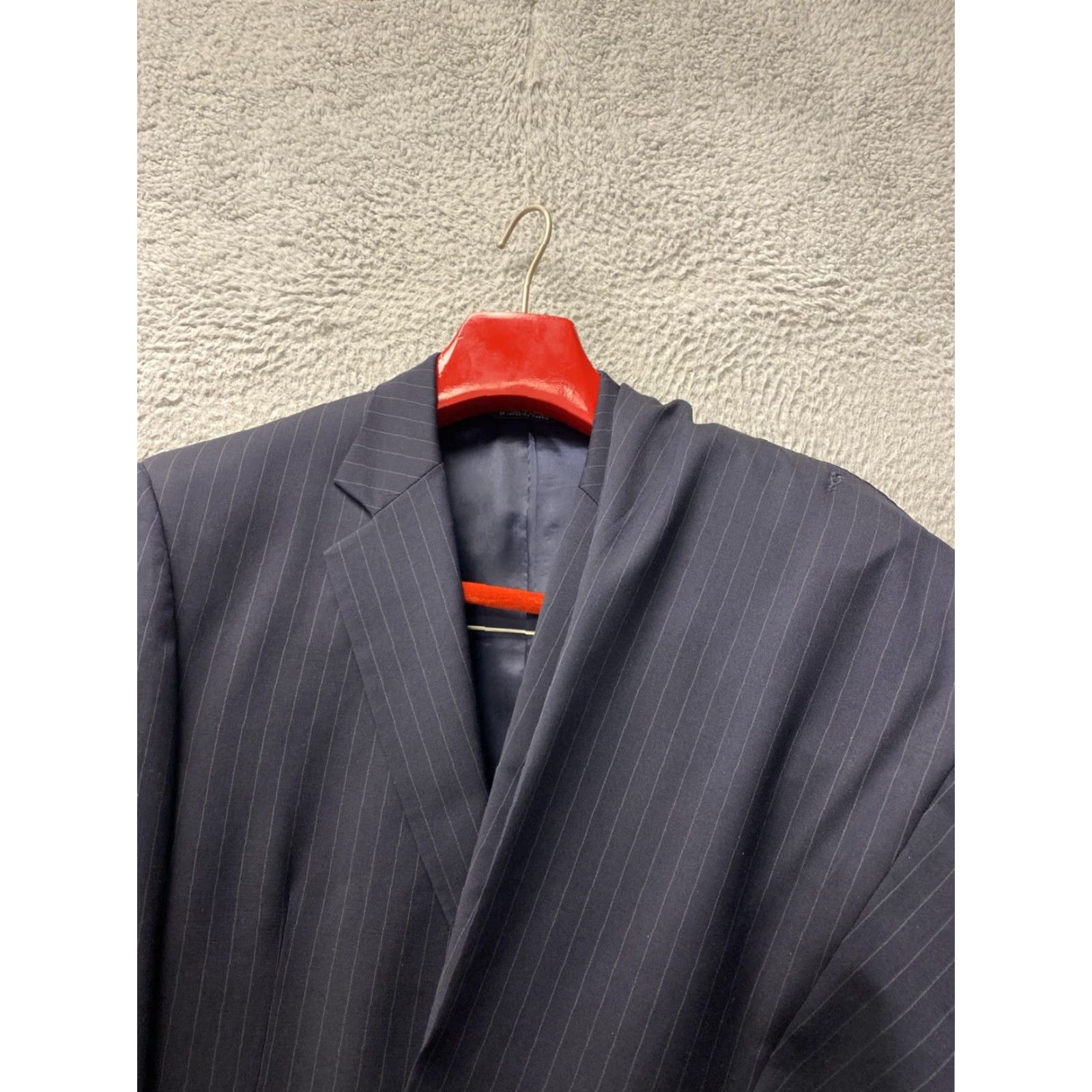 Brooks Brothers VINTAGE Brooks Brothers Navy Blue Wool Suit 41 Regular 2 Piece Men's Size 42R - 2 Thumbnail