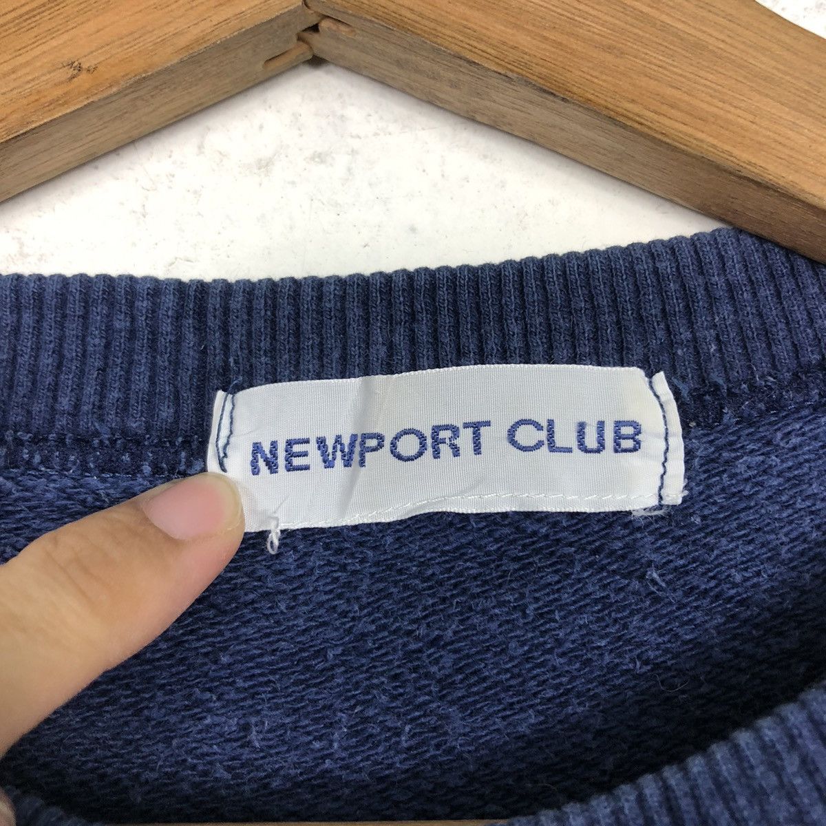 Japanese Brand × Vintage 📌Vintage Sweatshirt Newport Club Issey Miyake Big Logo Size US M / EU 48-50 / 2 - 13 Thumbnail