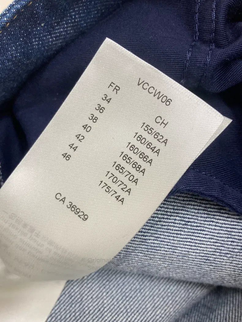 Louis Vuitton Louis Vuitton Blue presbyopic patchwork straight leg jeans Size 37" - 8 Thumbnail
