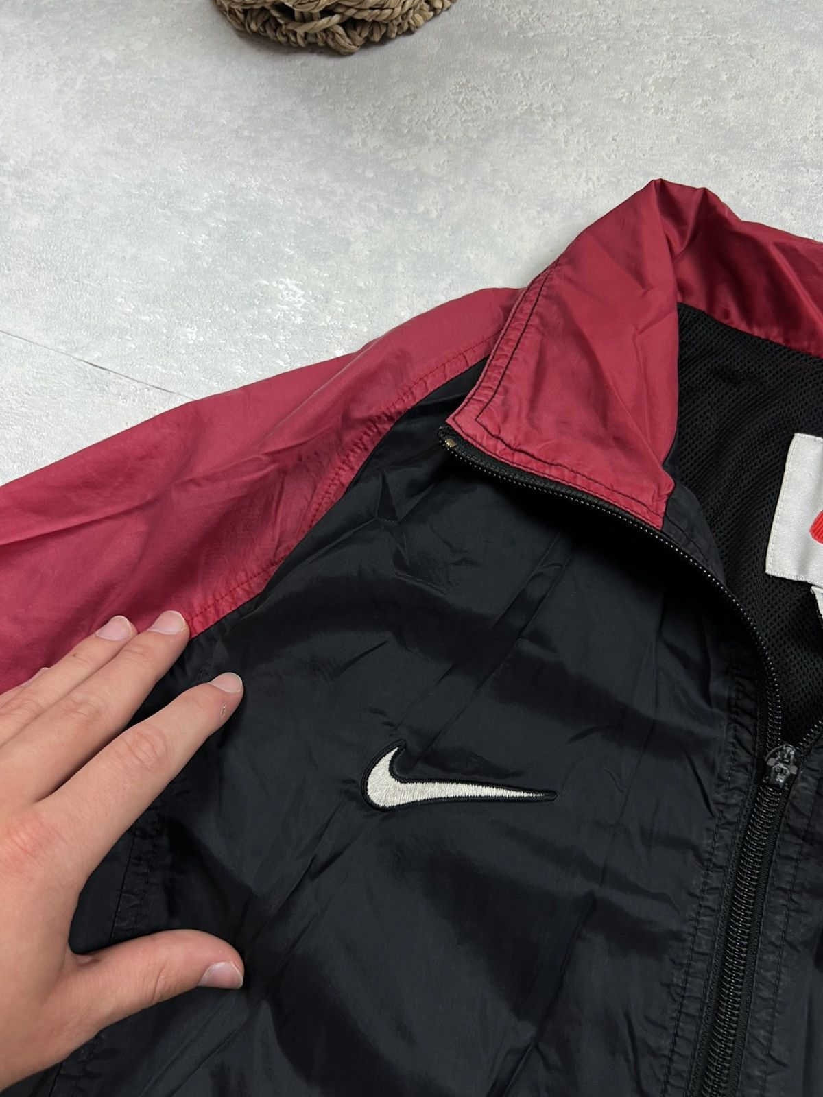 Nike 90s Nike Triple Logo Vintage Y2K Oversized Retro Jacket Size US L / EU 52-54 / 3 - 4 Thumbnail