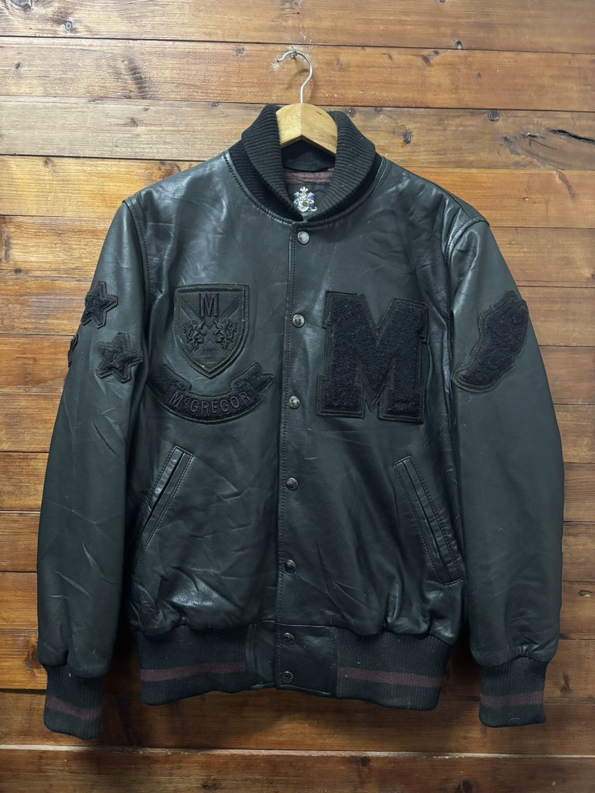 McGregor Vintage mcgregor 50th anniversary varsity leather jackeet Size US M / EU 48-50 / 2 - 1 Thumbnail