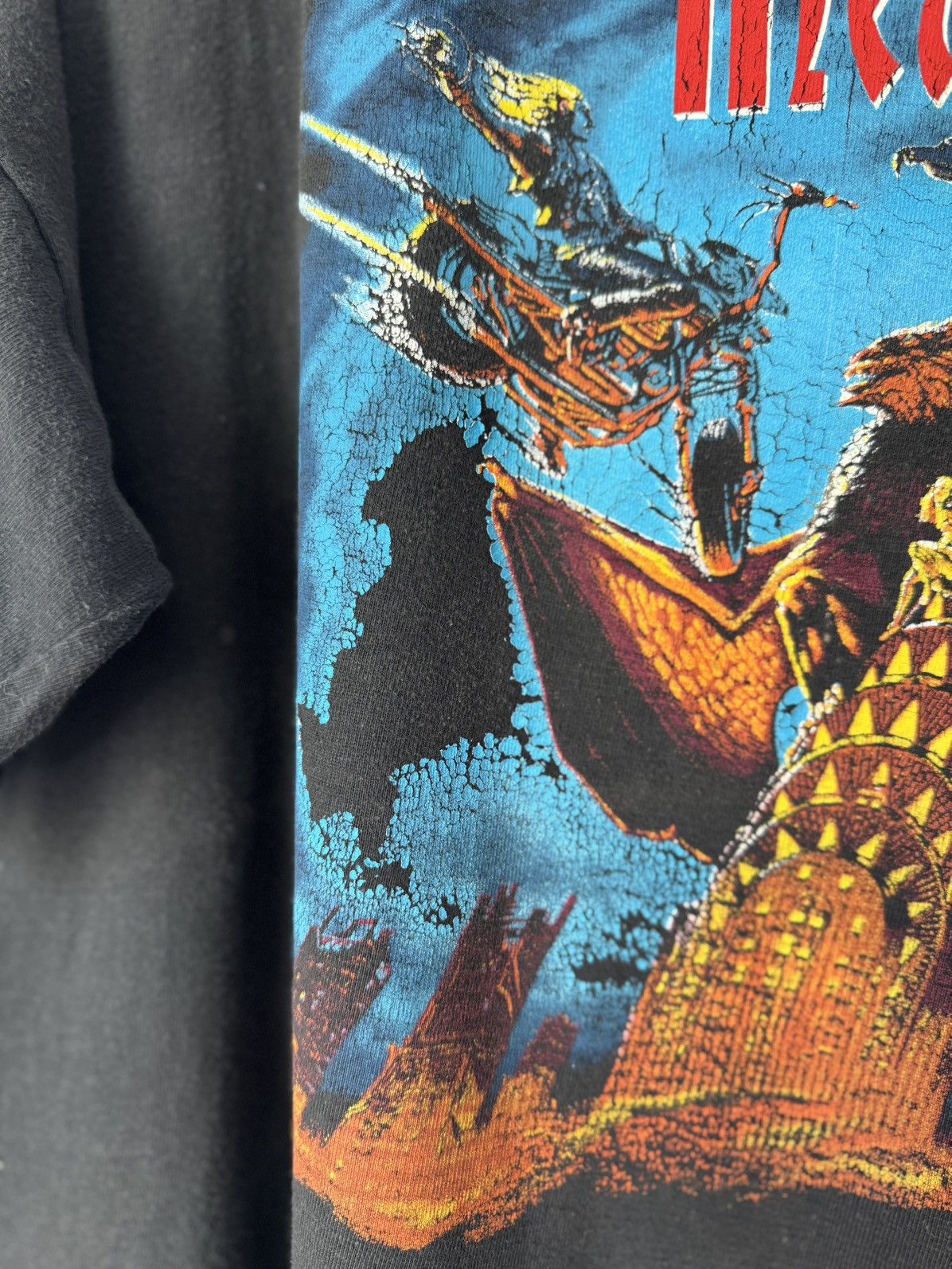 Band Tees Vintage 90s Meat Loaf Everything Louder Band T Shirt Size US L / EU 52-54 / 3 - 4 Thumbnail