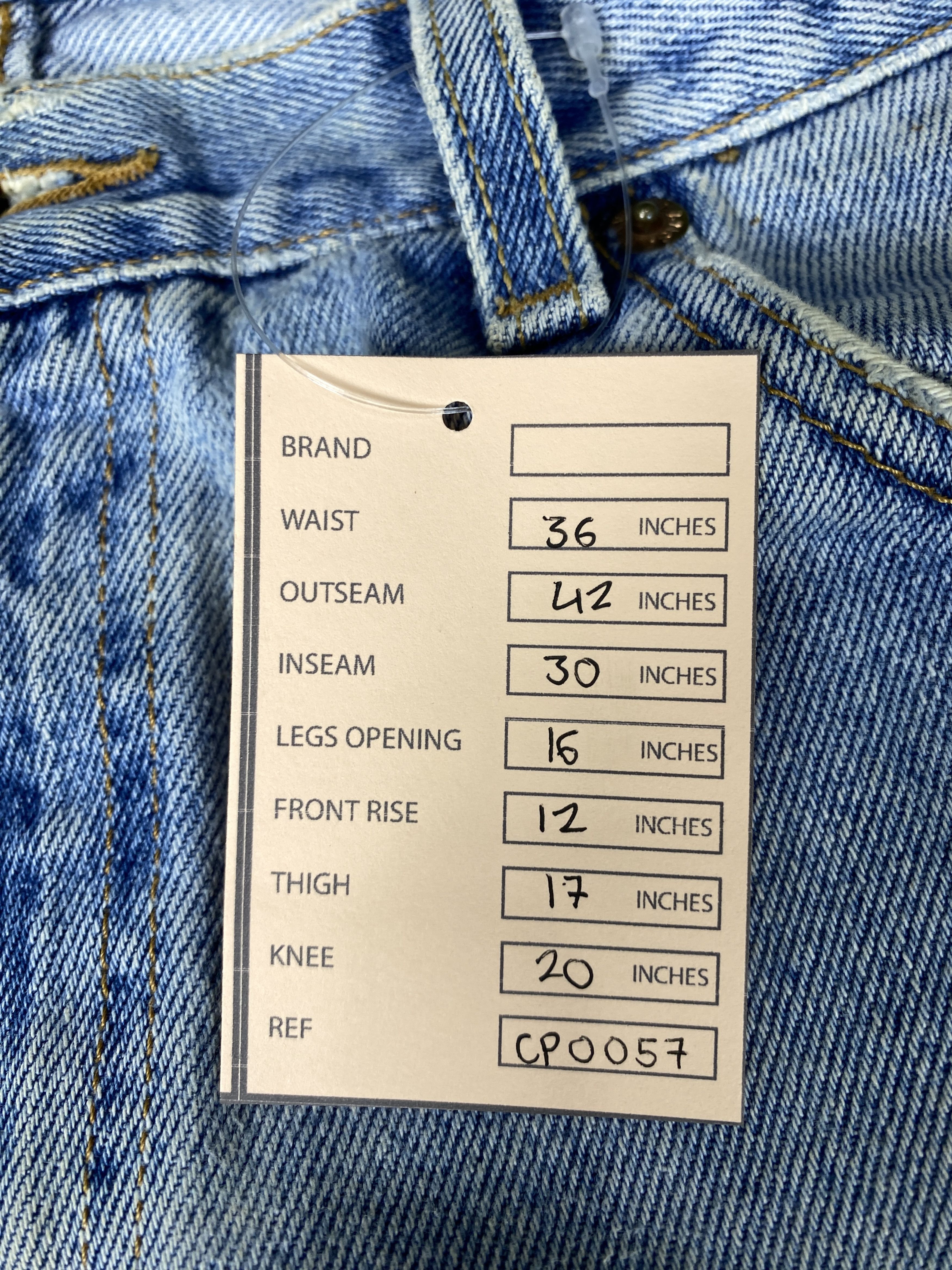 Japanese Brand Vintage Edomae Koi Pattern Sukajan Distressed Jeans CP0057 Size US 36 / EU 52 - 13 Thumbnail