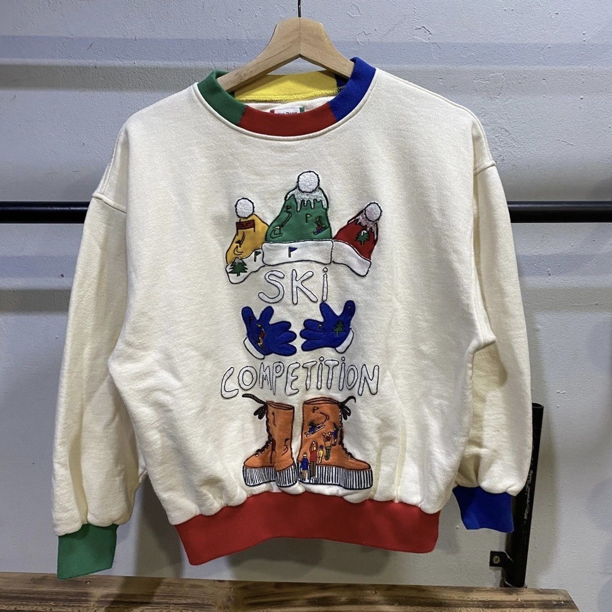 Jean Charles De Castelbajac × Vintage Castelbajac SKI Design Streetwear Style Sweatshirt Size US XS / EU 42 / 0 - 1 Thumbnail