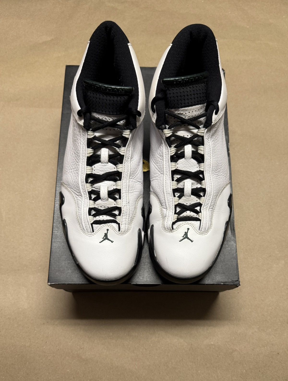 Jordan Brand Nike Air Jordan 14 XIV Retro Oxidized Green Mens size 14! Size US 14 / EU 47 - 3 Thumbnail