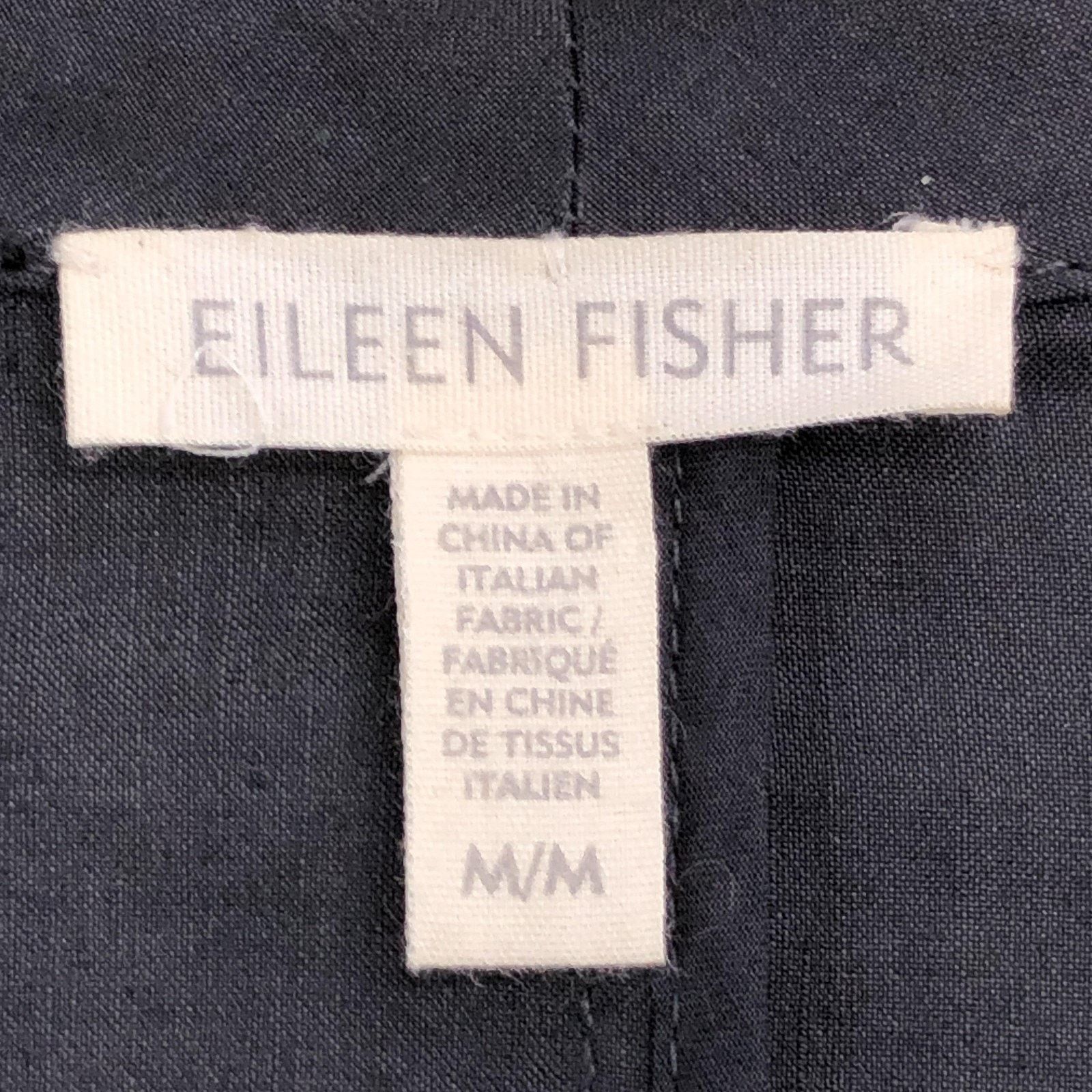 Eileen Fisher Eileen Fisher Blazer M Charcoal Linen Blend Jacket Stretch Size M / US 6-8 / IT 42-44 - 12 Thumbnail