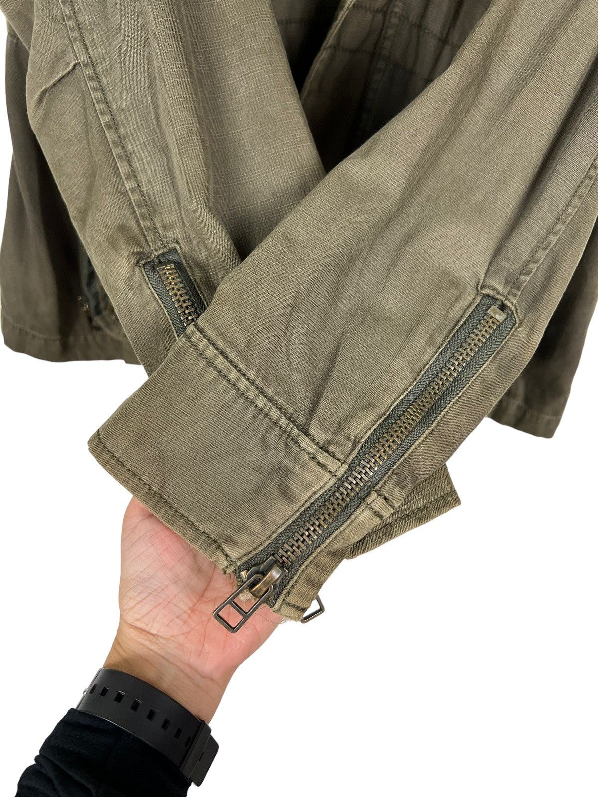 Designer × Japanese Brand 🔥 OTARIE CARGO UTILITY MILITARY STYLE JACKET Size US M / EU 48-50 / 2 - 12 Thumbnail