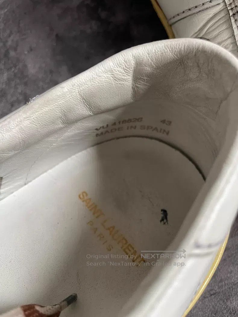 Saint Laurent Paris Saint Laurent Paris Camouflage distressed low-top sneakers Size US 10 / EU 43 - 5 Thumbnail