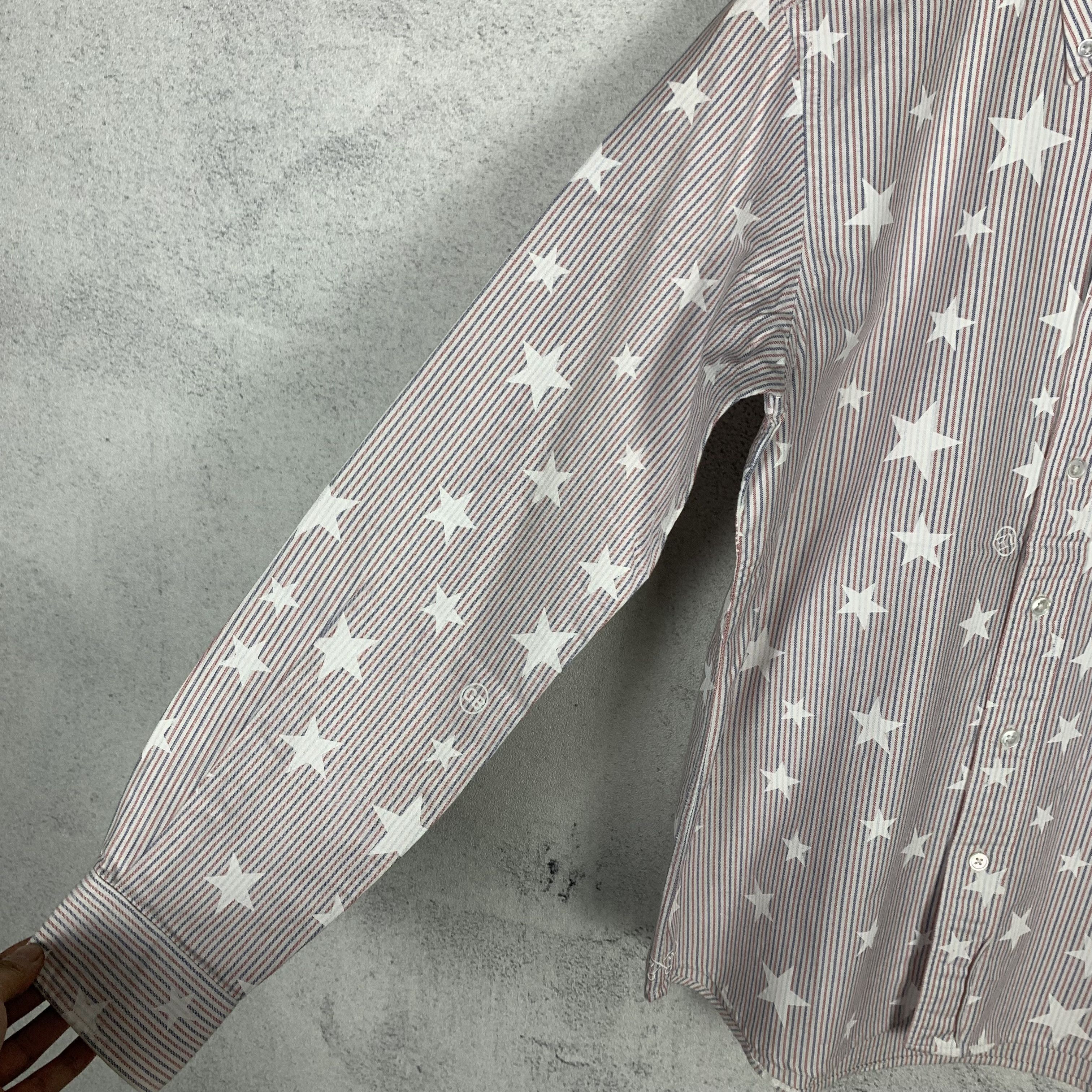 Fragment Design Uniform Experiment Stripes Stars Button Down Shirt Size US M / EU 48-50 / 2 - 4 Thumbnail