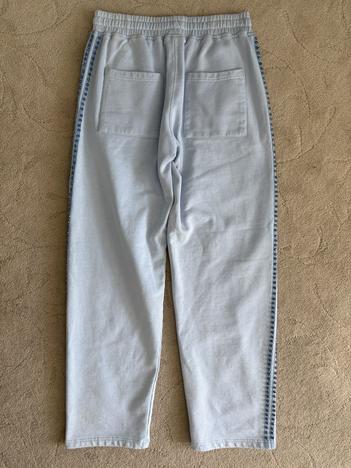Vale Vale Forever Ice Blue Crystal Sweatpants Size US 30 / EU 46 - 9 Thumbnail