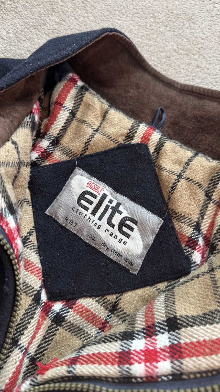 Vintage Vintage 90s Faded Wool Jacket barbour burberry hunting fish Size US XL / EU 56 / 4 - 5 Thumbnail