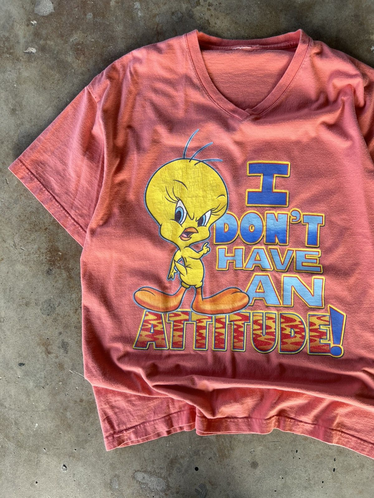 Disney Vintage 90’s Warner Bros Looney Tunes Tweety Promo T Shirt Size US XL / EU 56 / 4 - 1 Thumbnail