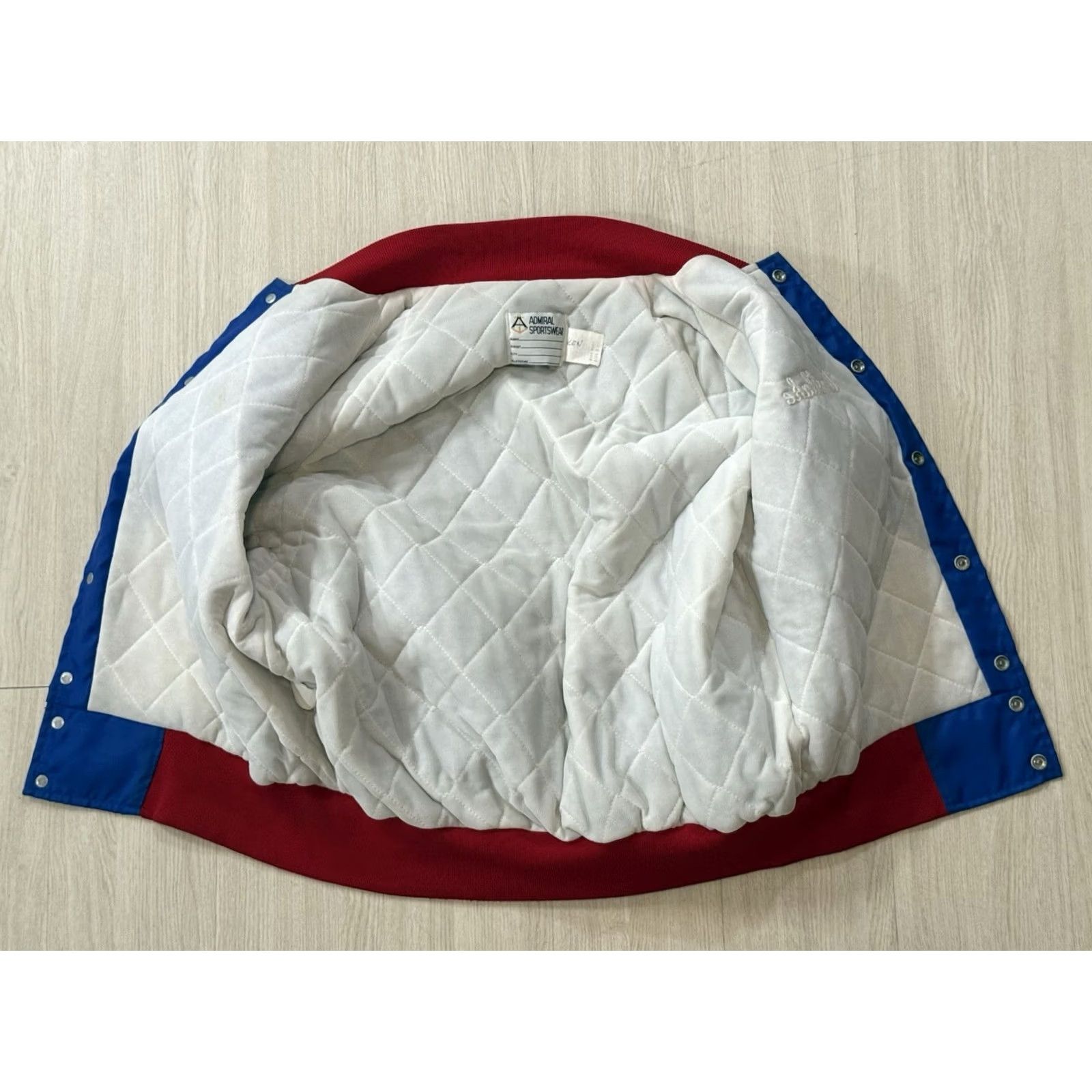 Drew VINTAGE Admiral Westlake Chaparrals Bomber Jacket L Blue Adults Unisex XS? Size US L / EU 52-54 / 3 - 3 Thumbnail
