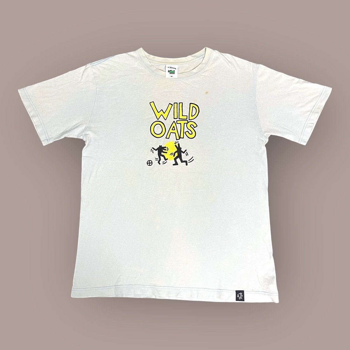 Keith Haring Rare Vintage Keith Haring X Wild Oats Tees Faded Size US M / EU 48-50 / 2 - 1 Thumbnail
