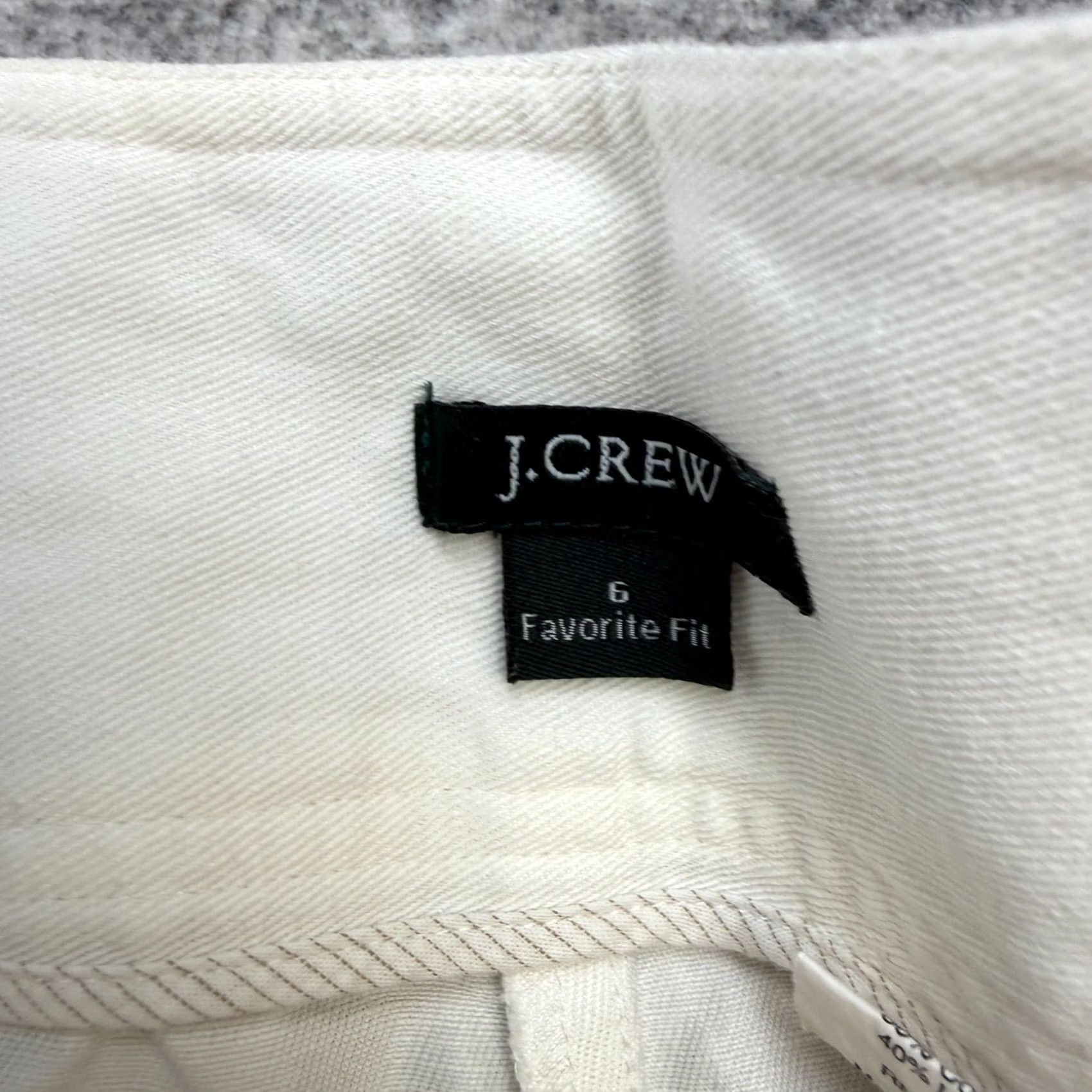 J.Crew J.CREW Pants Womens 6 White Linen Blend Wide-Leg Coastal Beach 30x29 Size 28" / US 6 / IT 42 - 7 Thumbnail