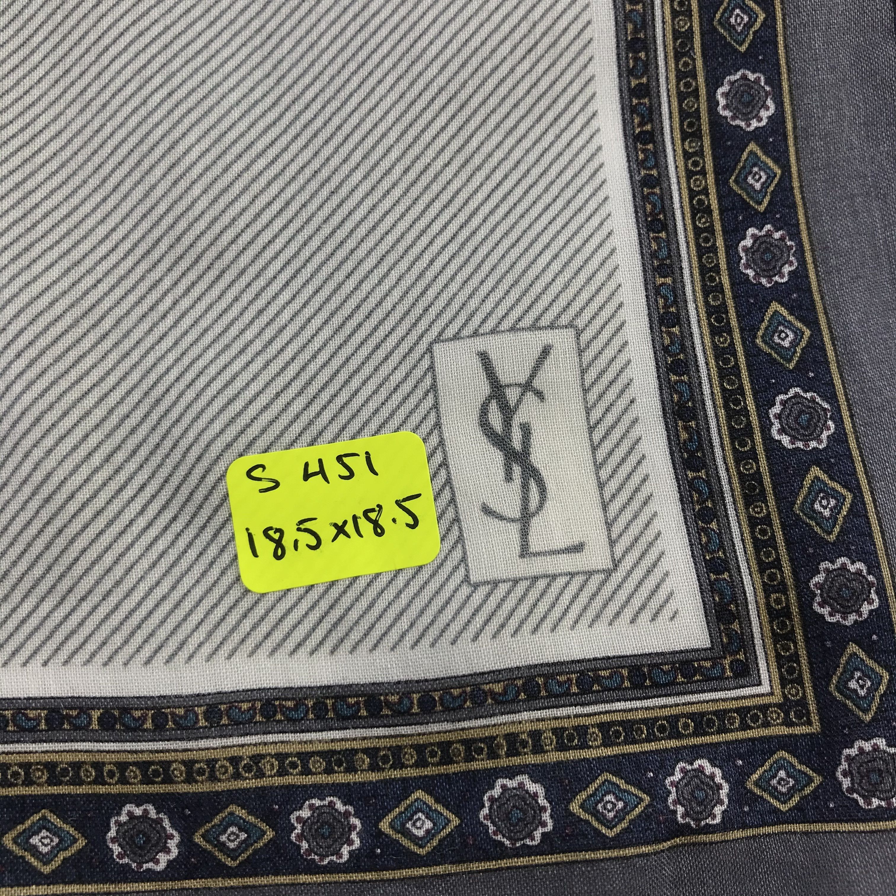 Vintage × Yves Saint Laurent Yves Saint Laurent Bandana / Handkerchief /Neckerchief -S451 Size ONE SIZE - 4 Thumbnail