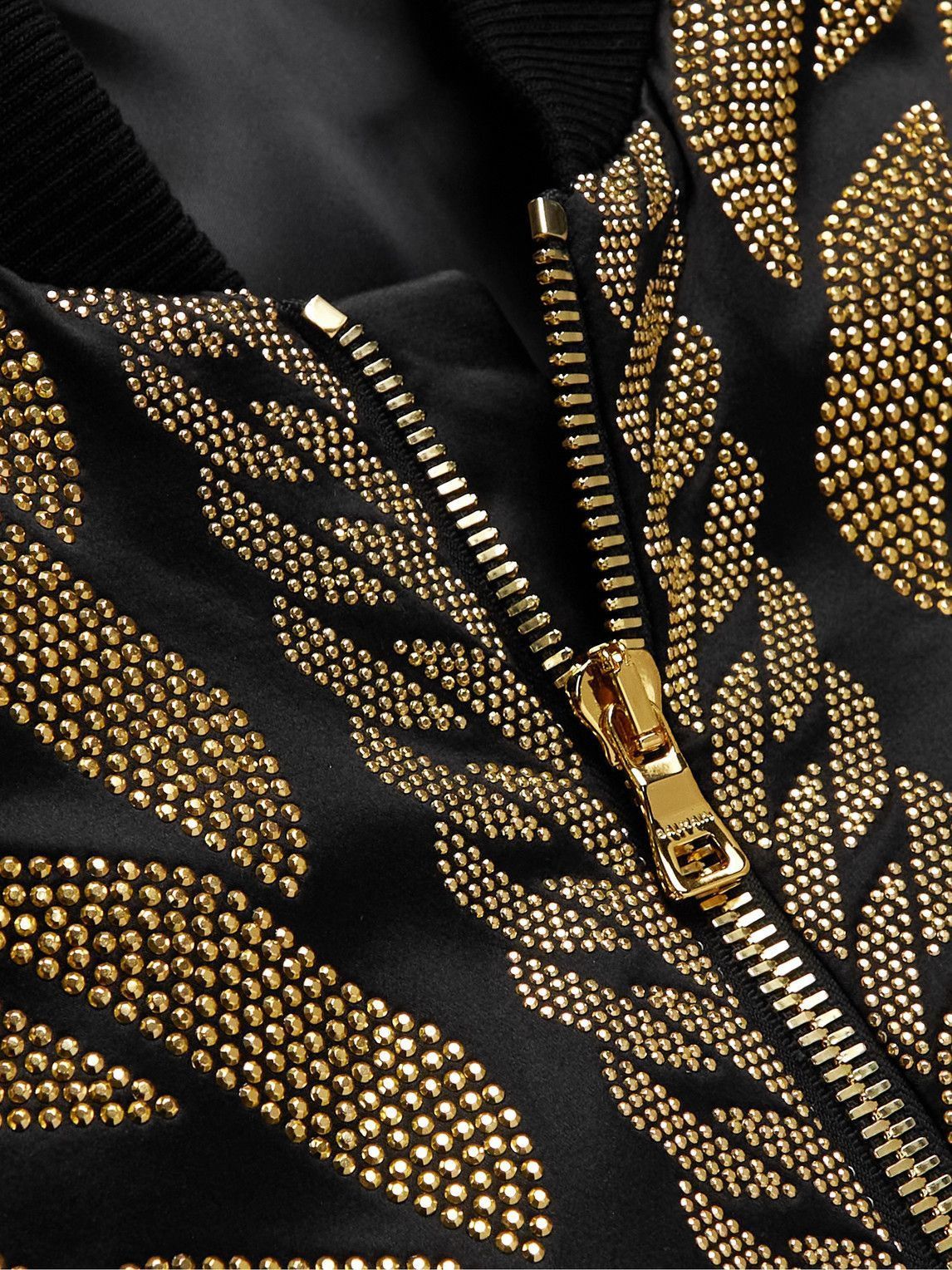 Balmain o1y0426 Bomber Jacket in Black/Gold Size US M / EU 48-50 / 2 - 3 Thumbnail