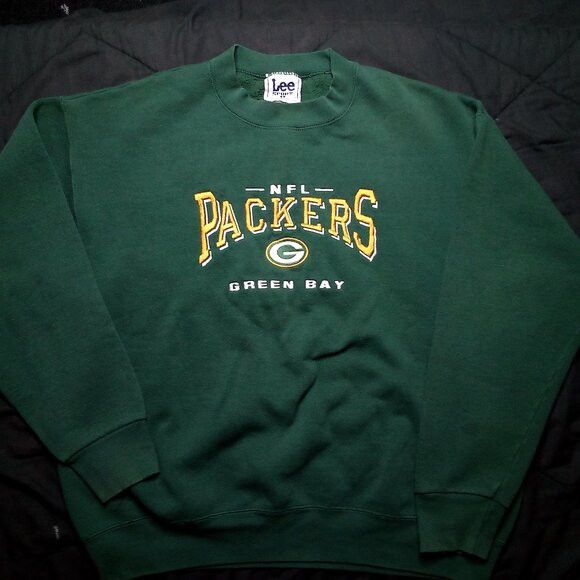 Lee × NFL × Vintage Vintage Lee Green Bay Packers Crewneck Sweatshirt Size US L / EU 52-54 / 3 - 2 Thumbnail