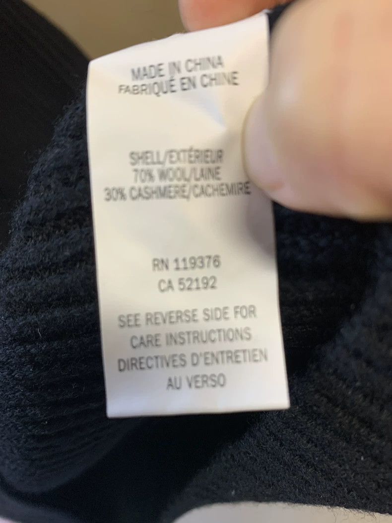 Helmut Lang HELMUT LANG Black cashmere wool blended knit dress Size XS / US 0-2 / IT 36-38 - 3 Thumbnail