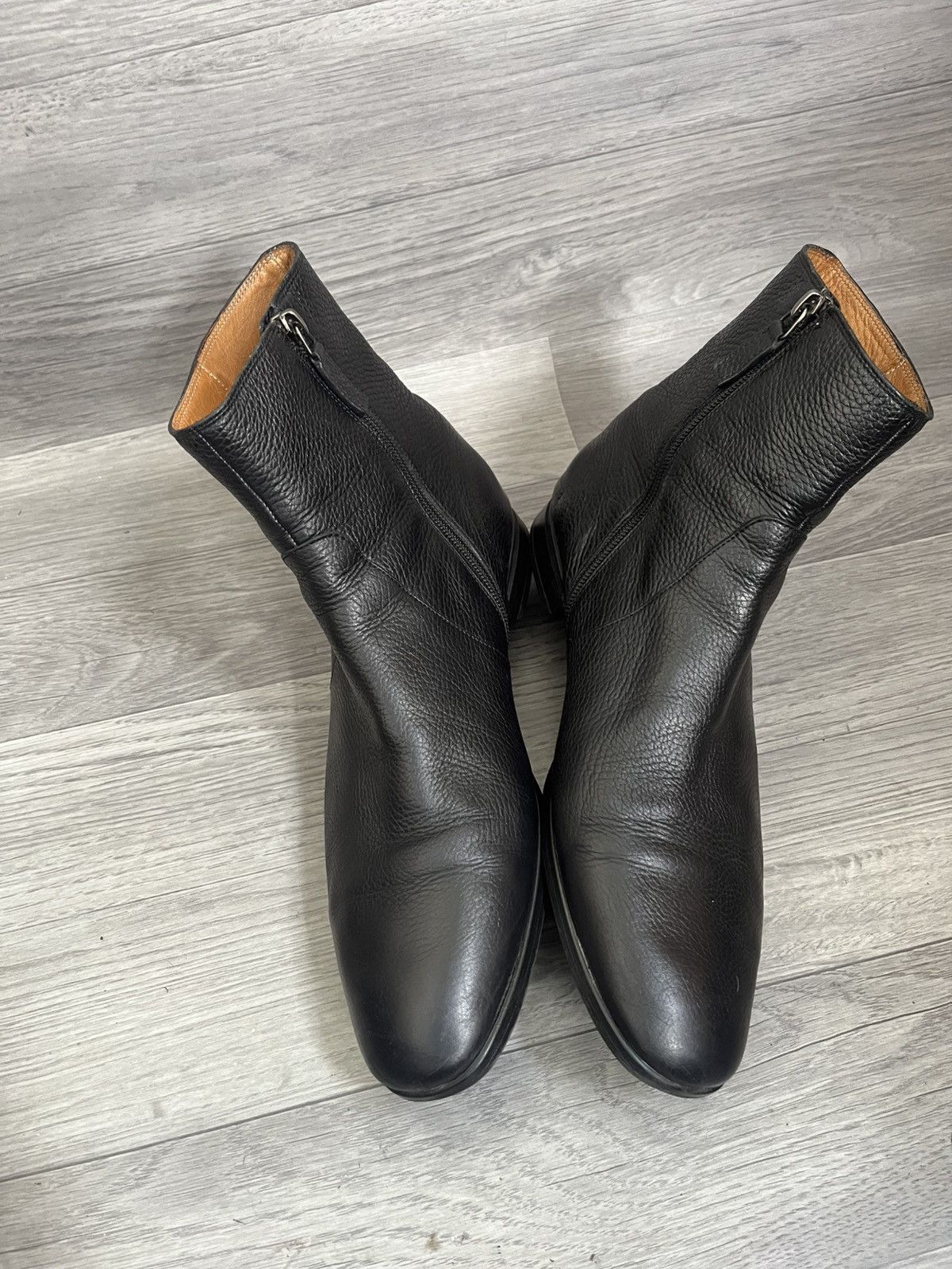 Gucci Gucci pebble grain leather Chelsea zipper ankle boots Size US 8.5 / EU 41-42 - 9 Thumbnail