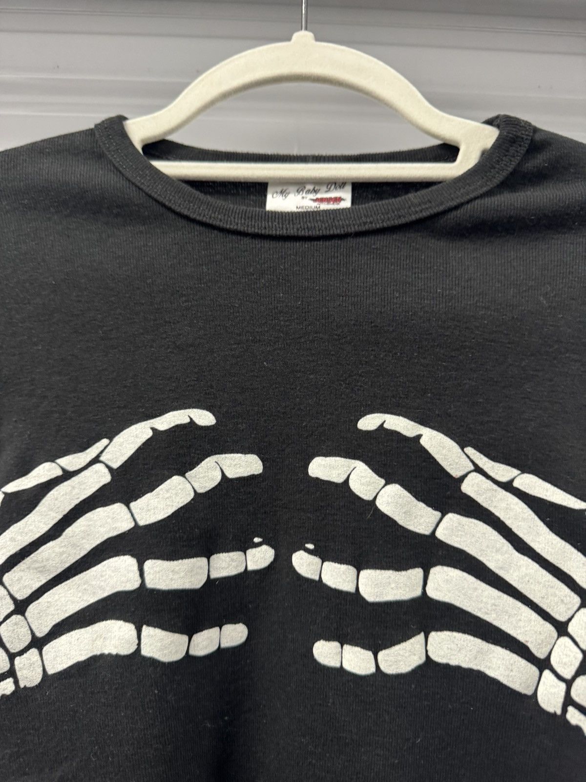 Vintage Vintage Misfits crop top Misfits Womens Bones croptop Size S / US 4 / IT 40 - 3 Thumbnail