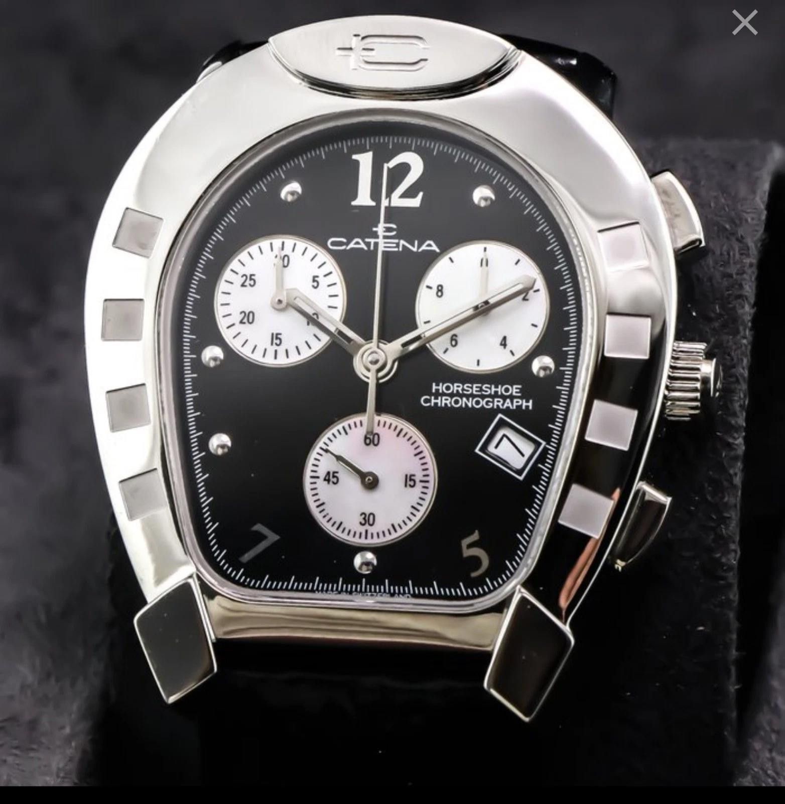 Other Catena Swiss Chronograph Watch St Steel 37mm Quartz 3ATM Size ONE SIZE - 6 Thumbnail
