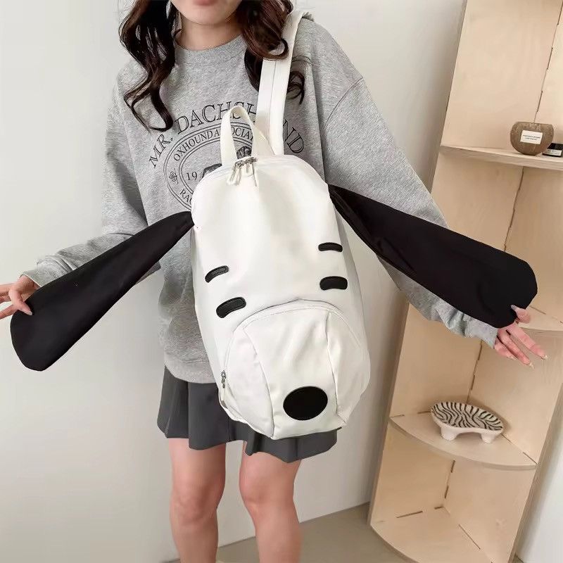 Other Little Dog Canvas Large Capacity Backpack Size ONE SIZE - 2 Thumbnail