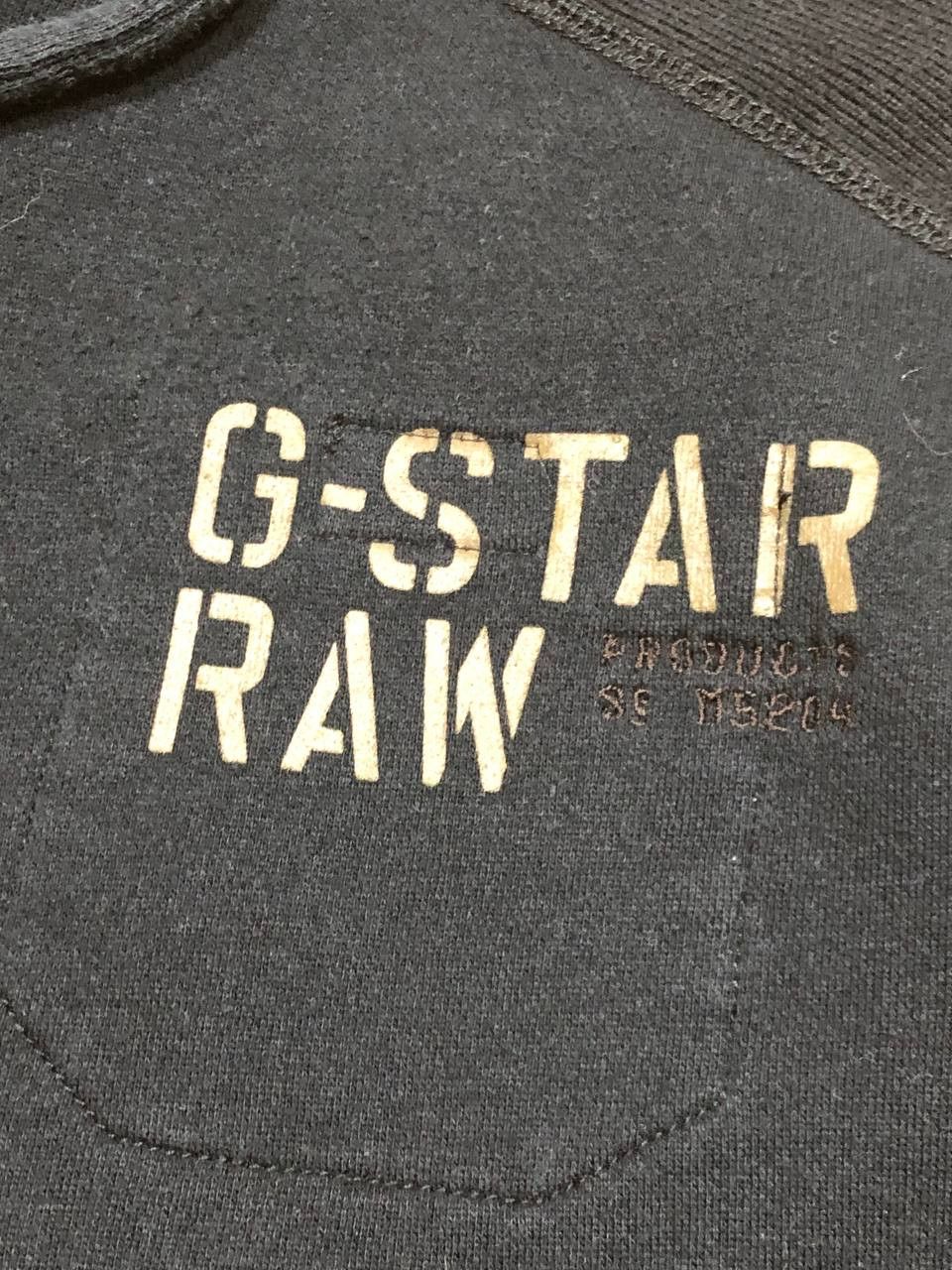 G-Star Black Print Hoodie Size M G-Star Raw Streetwear Size US M / EU 48-50 / 2 - 2 Thumbnail