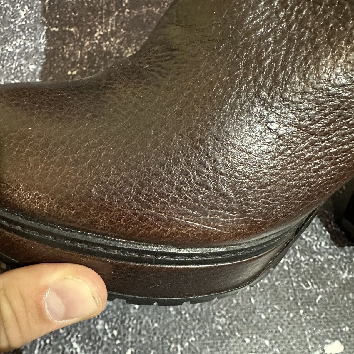 Prada PRADA women’s Leather Ankle Boots Size 39 Size US 9 / IT 39 - 6 Thumbnail