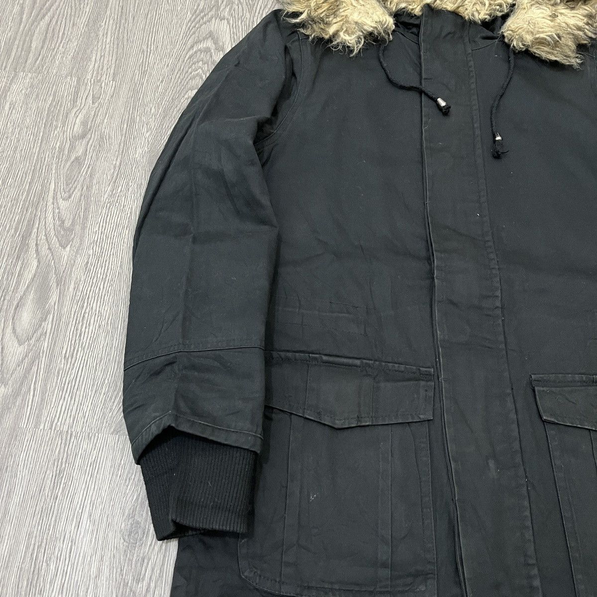 14th Addiction Logue - Faux Fur Hooded Parka Pile Lined Size US L / EU 52-54 / 3 - 4 Thumbnail