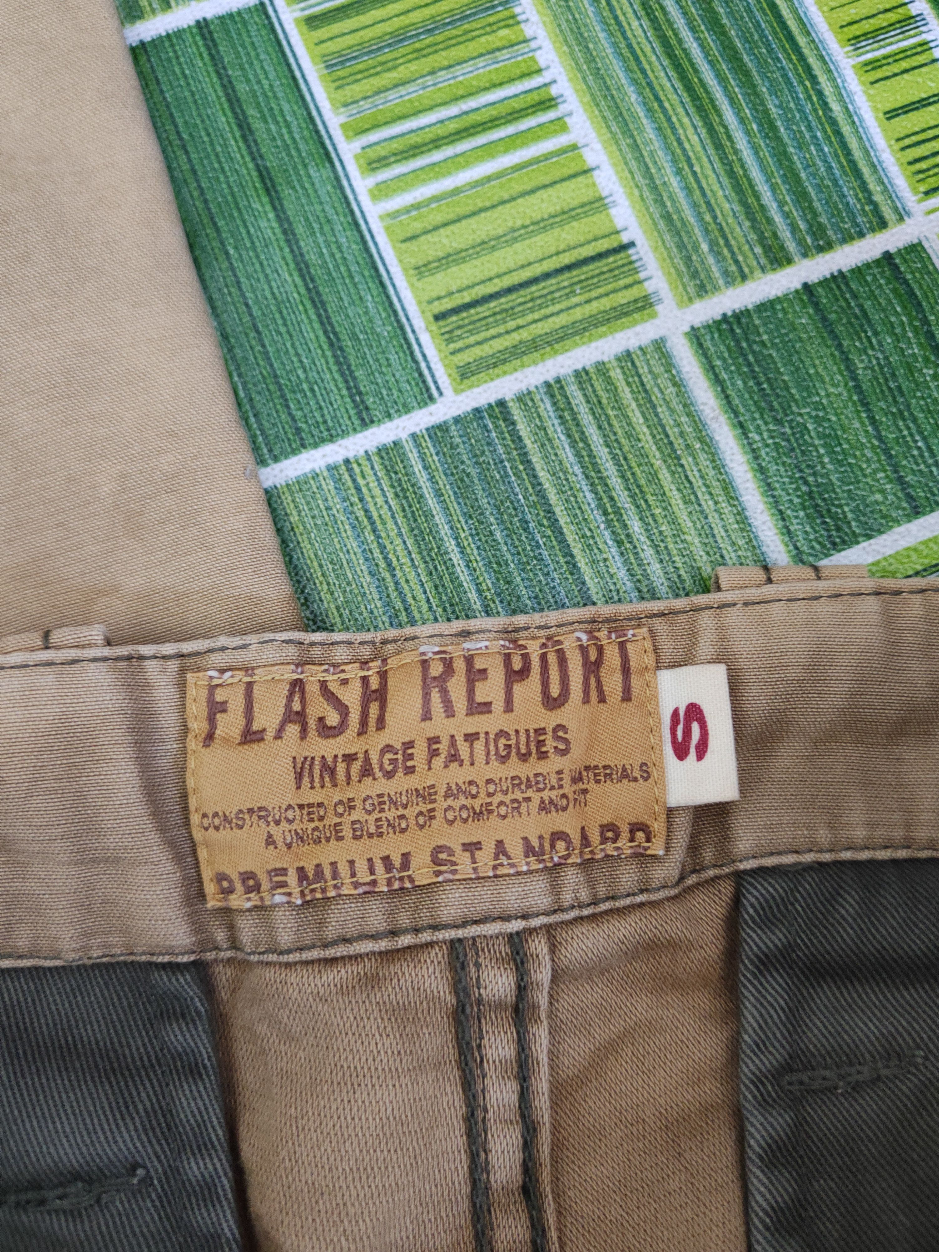 Japanese Brand DL Flash Report Beige Multipocket Cargo Pants #46-081 Size US 28 / EU 44 - 16 Thumbnail