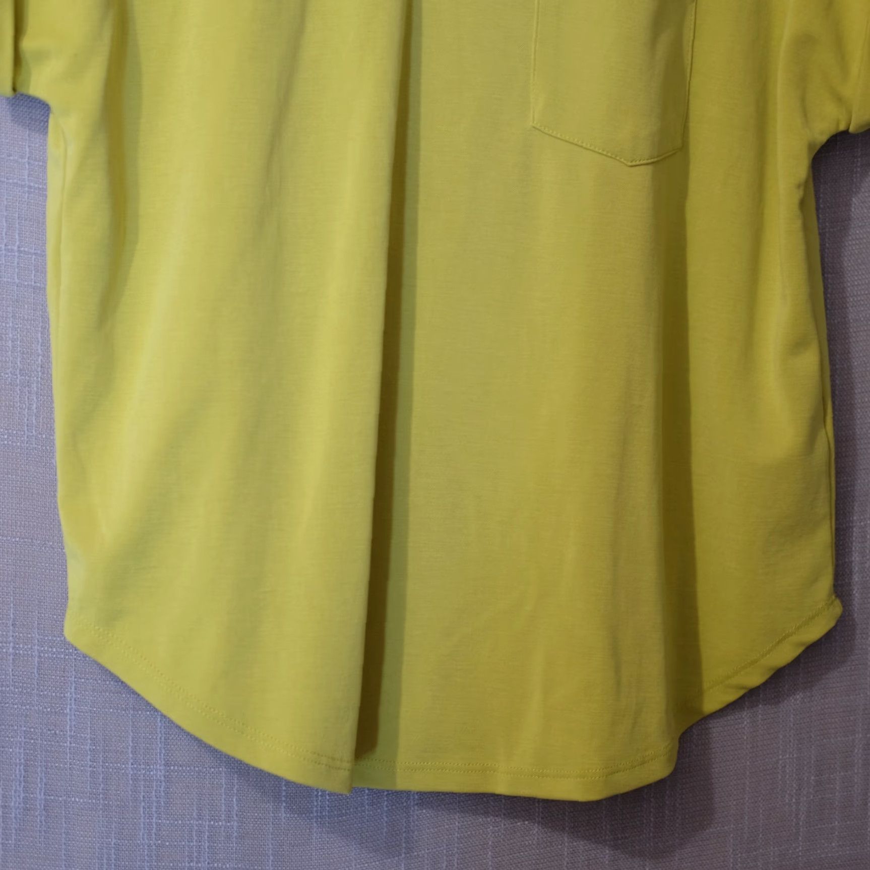 Vintage Cable & Gauge T-Shirt Womens S Dolman Sleeve Pockets Relaxed Fit Pale Citrus Short Sleeve Casual Workwear Modern Basic Trending - Mens? Size S / US 4 / IT 40 - 4 Thumbnail
