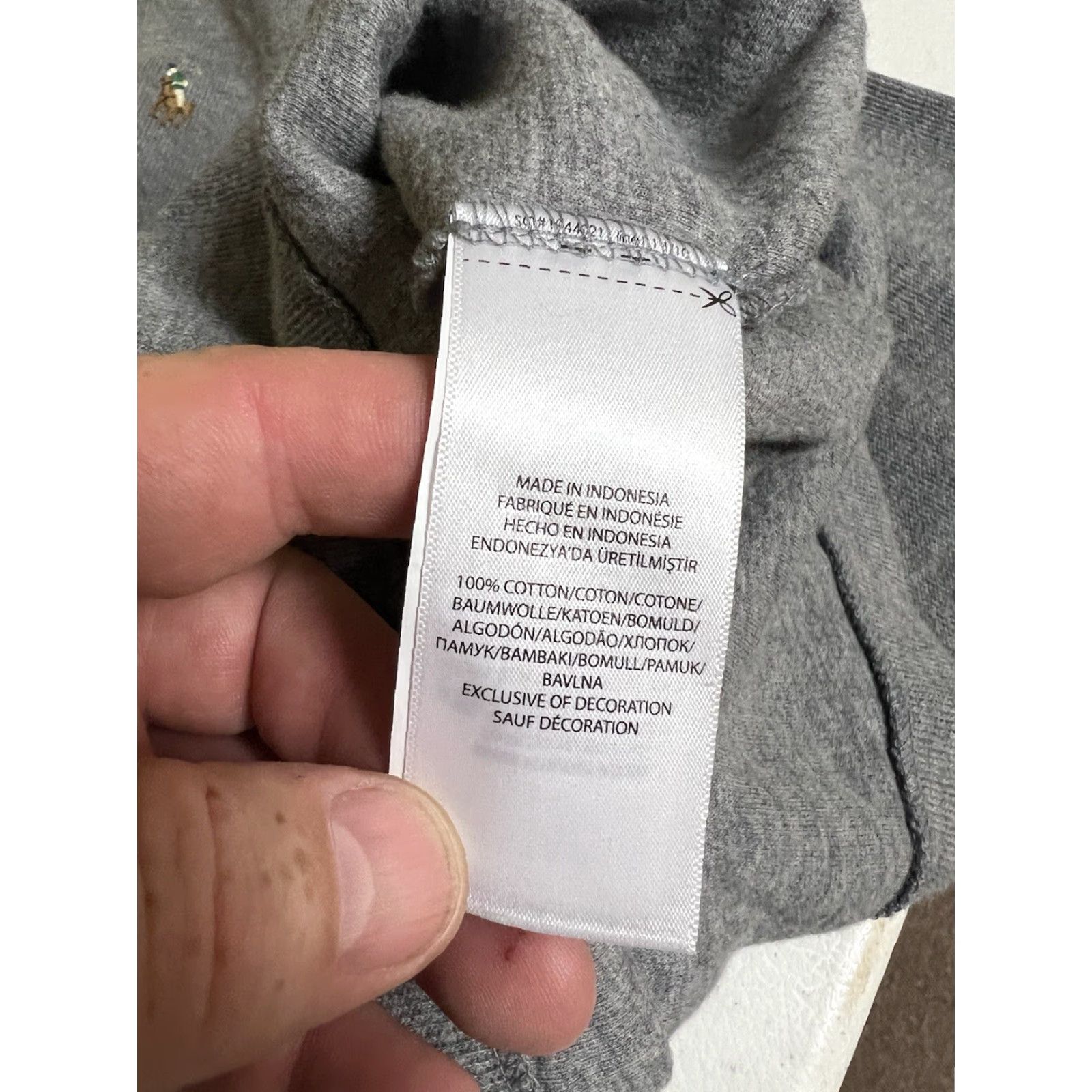 Ralph Lauren Polo Ralph Lauren Men’s Gray Cotton Pullover 1/4 Zip Sweater XL Estate Rib Size US XL / EU 56 / 4 - 3 Thumbnail