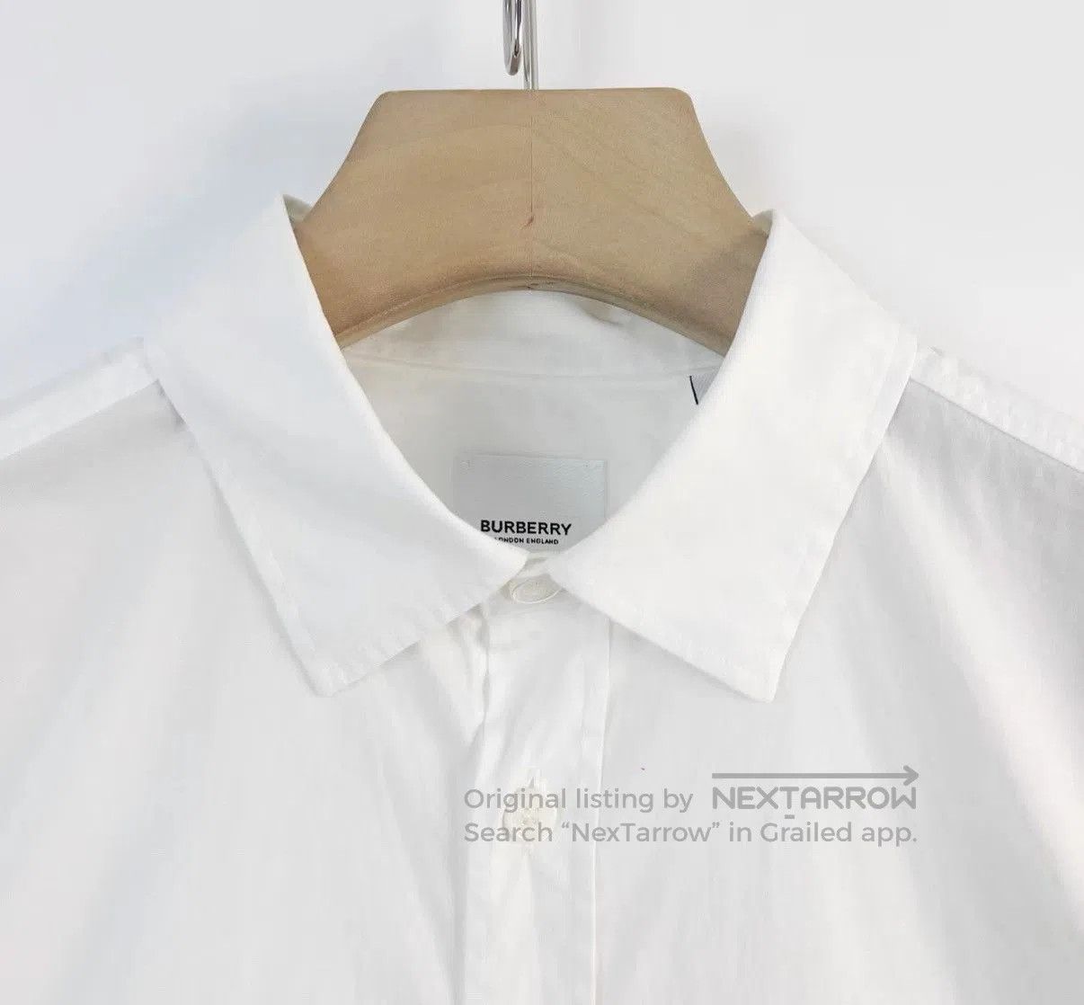 Burberry White Long. Size US M / EU 48-50 / 2 - 3 Thumbnail