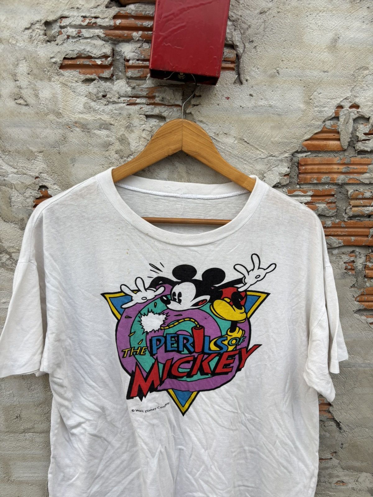 Vintage Vintage 80s/90s Disney "The Perils of Mickey" Size US M / EU 48-50 / 2 - 2 Thumbnail