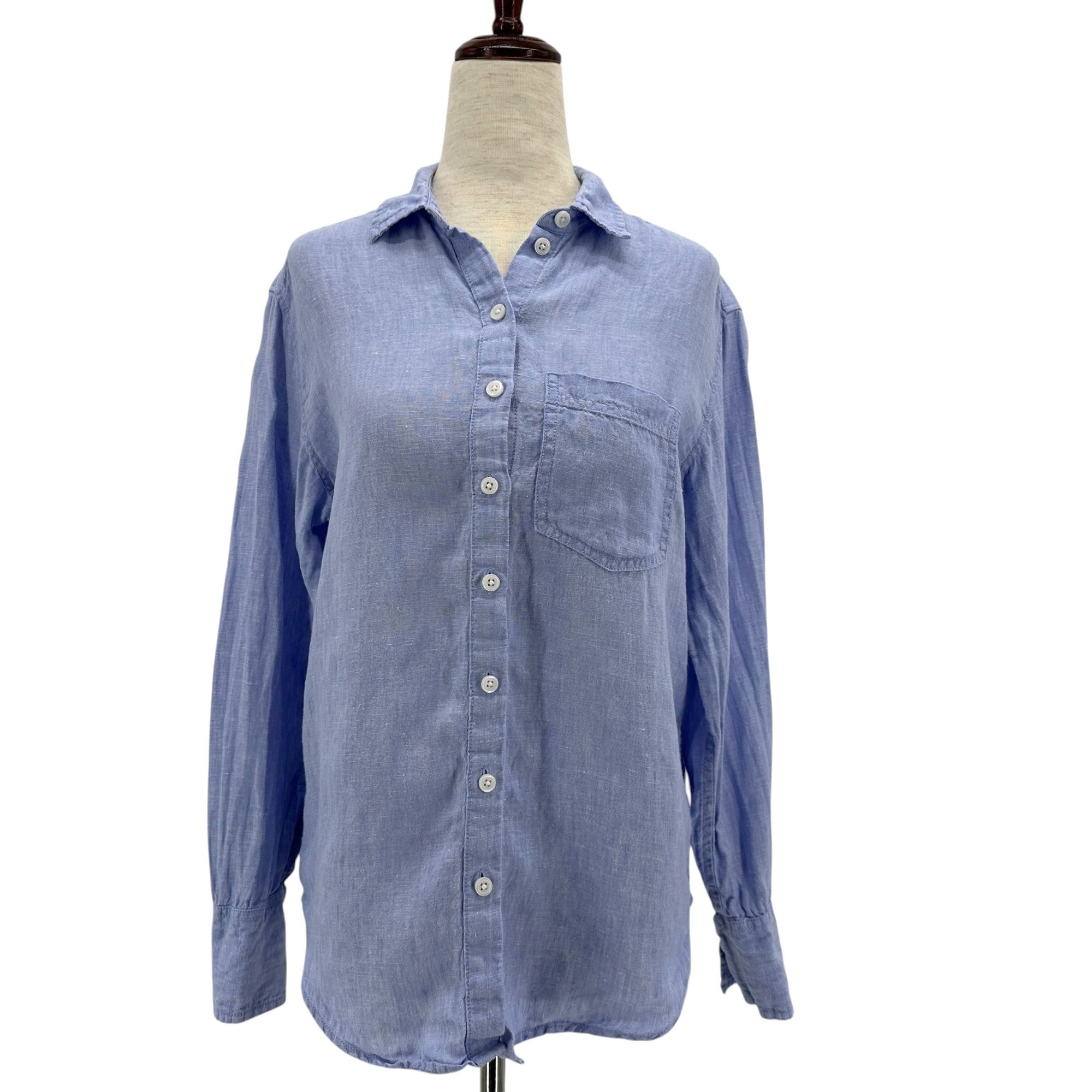 J.Crew Baird McNutt For J. Crew Womens 0 Top Irish Linen Garcon Size XS / US 0-2 / IT 36-38 - 1 Thumbnail