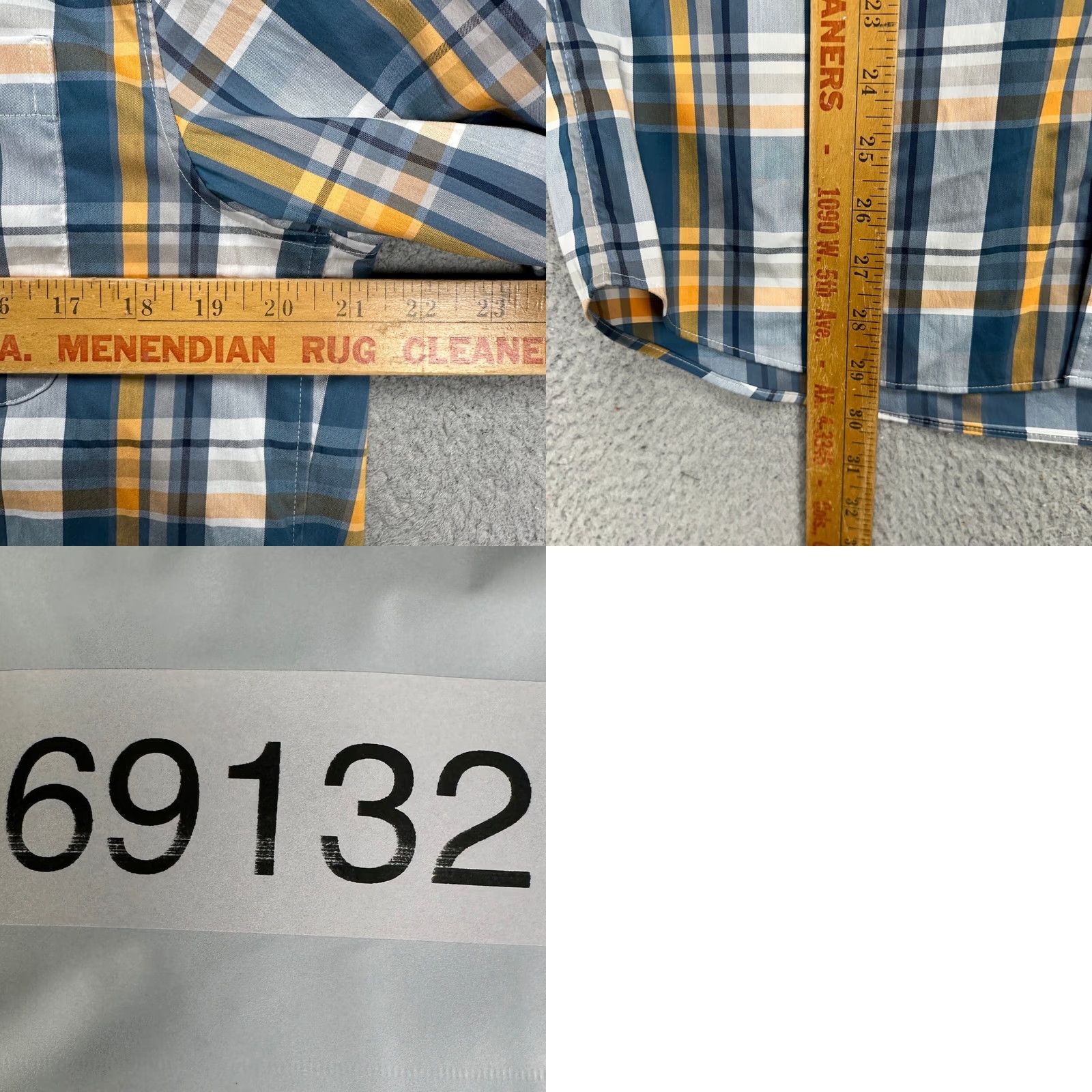 Vineyard Vines Vineyard Vines On The Go Shirt Men M Blue Plaid Button-Up OTG NEW Size US M / EU 48-50 / 2 - 8 Thumbnail