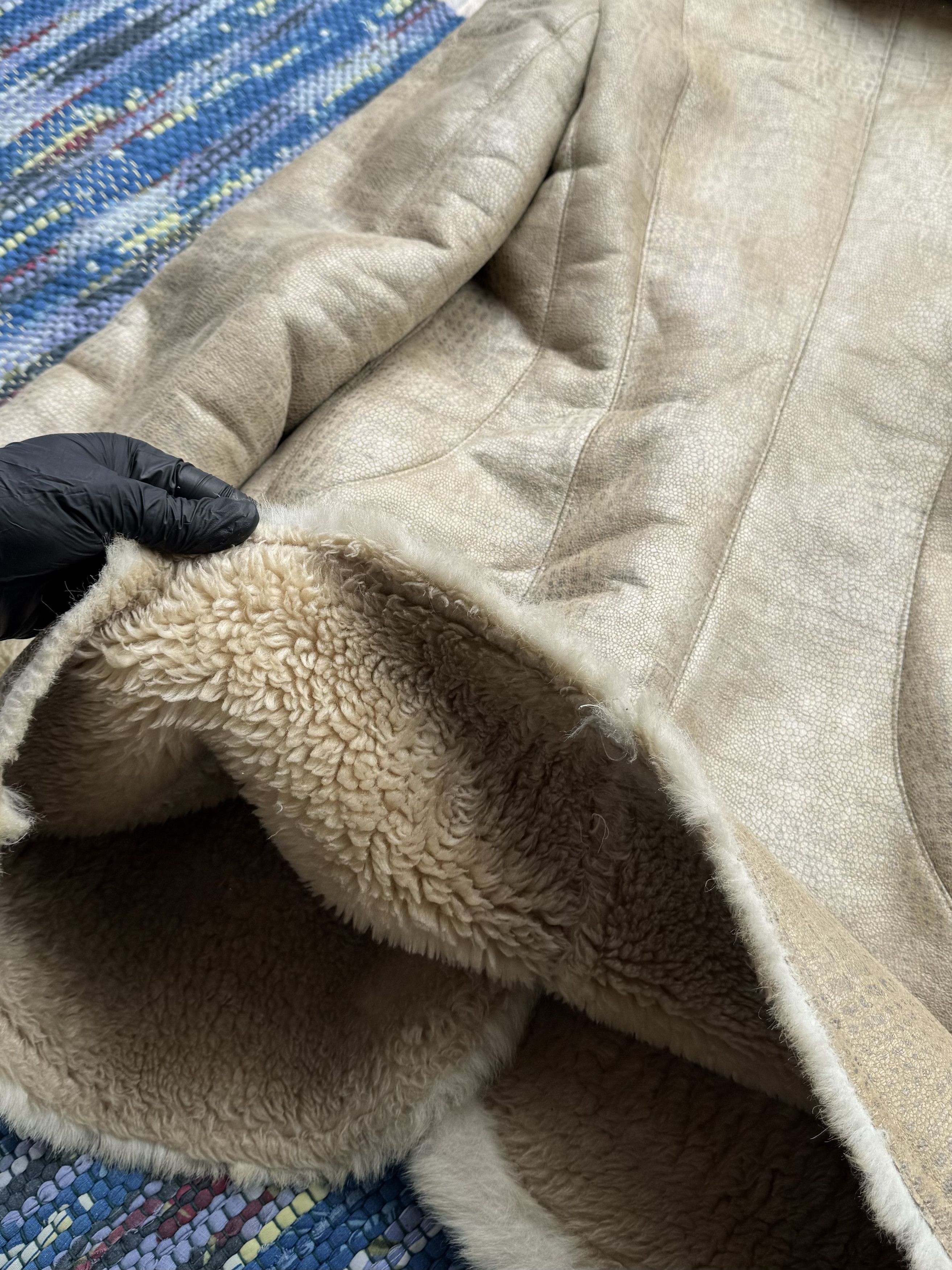 Japanese Brand Vintage Faux Sheepskin Coat With Belted A390(591) Size M / US 6-8 / IT 42-44 - 8 Thumbnail