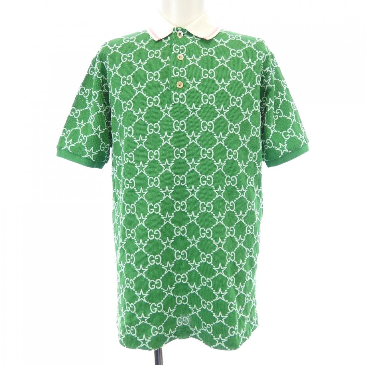 Gucci Gucci Gucci GG Stretch Cotton Polo Shirt Textile T-Shirts 696071XJEE9 DUTY FREE for USA Size ONE SIZE - 1 Thumbnail