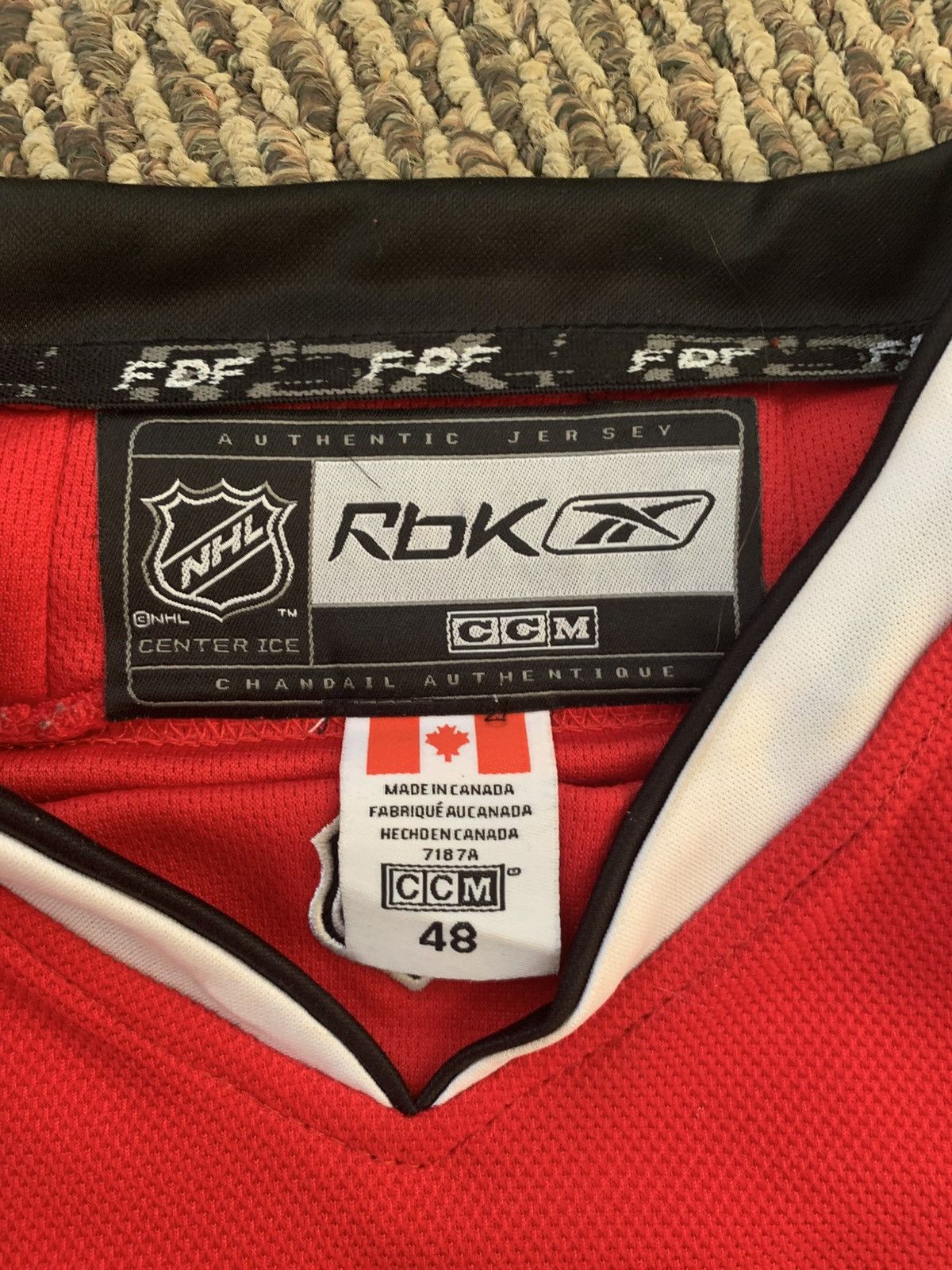Ccm 2013 Stanley Cup Champions Chicago Blackhawks #81 Hossa Size US M / EU 48-50 / 2 - 6 Thumbnail