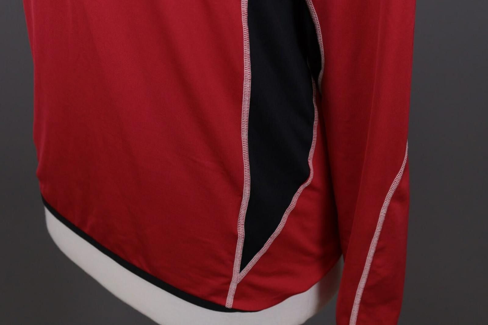 KJUS Mens Kjus Red High Neck 1/4 Zip Activewear Sweater Size 52 L Size US L / EU 52-54 / 3 - 9 Thumbnail