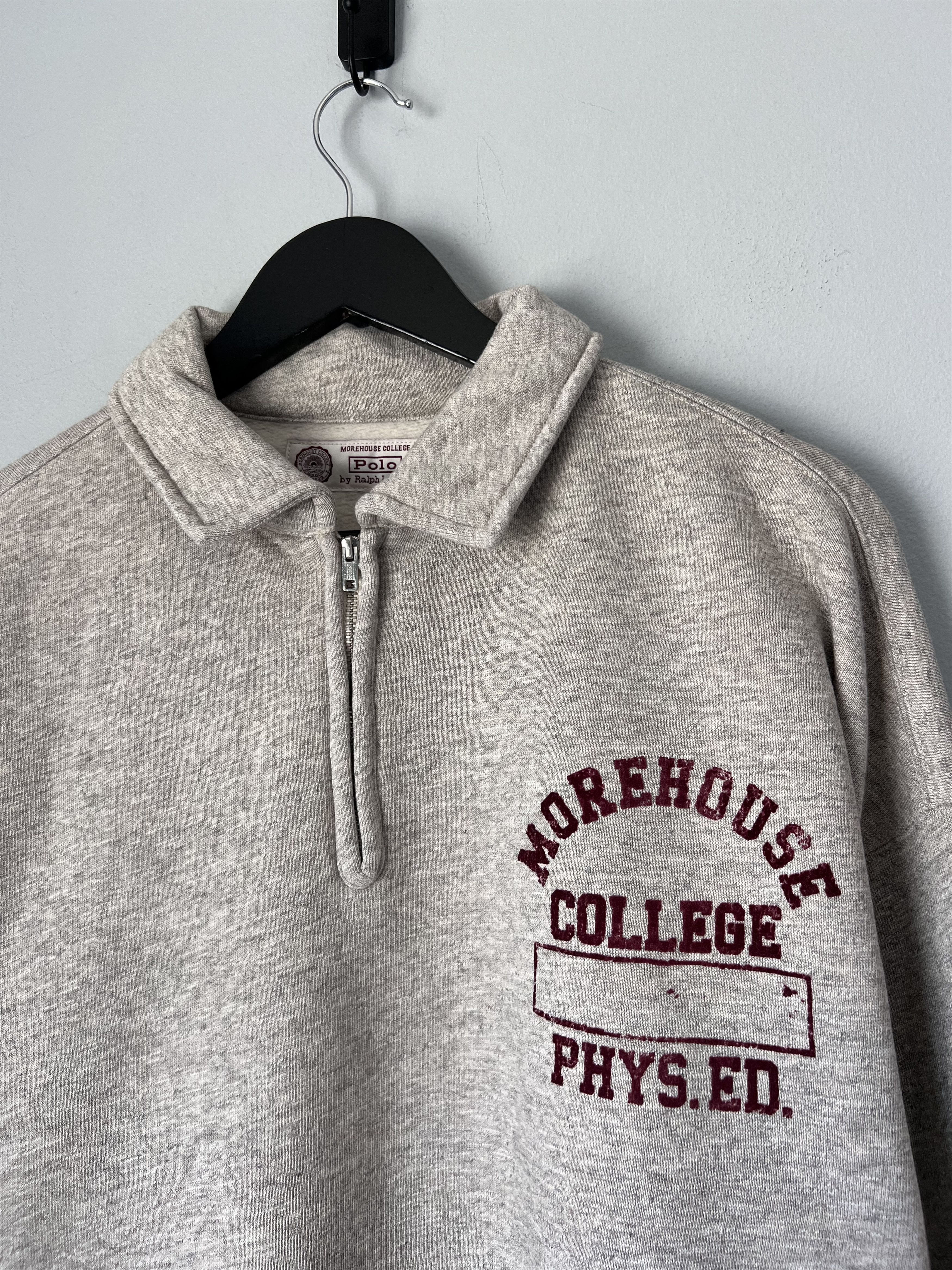 Polo Ralph Lauren Polo Ralph Lauren The Morehouse Polo Sweatshirt in Grey Size US L / EU 52-54 / 3 - 2 Thumbnail