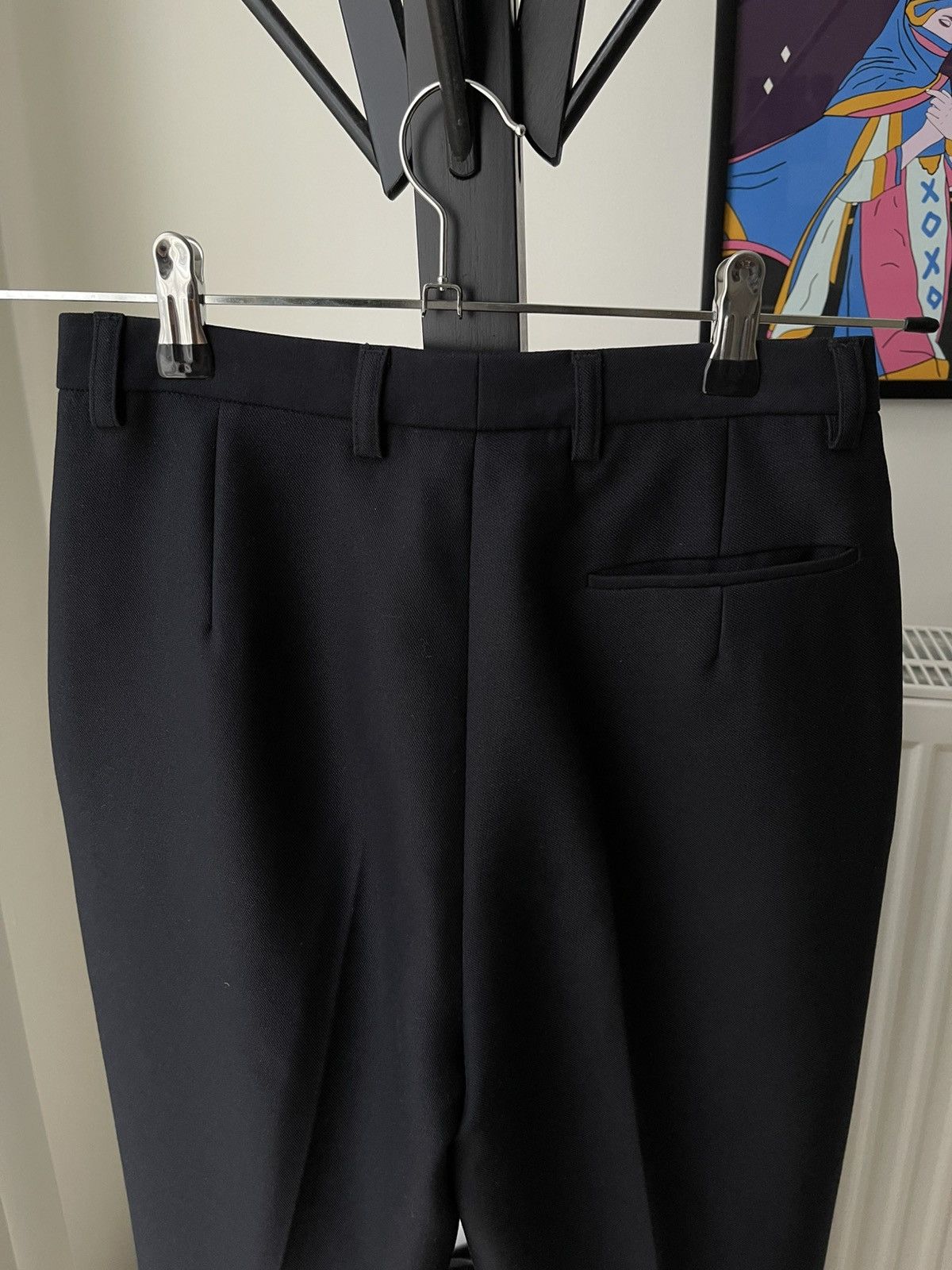 Maison Margiela Maison Martin Margiela 90s Navy Mixed Wool Trousers Size US 28 / EU 44 - 9 Thumbnail