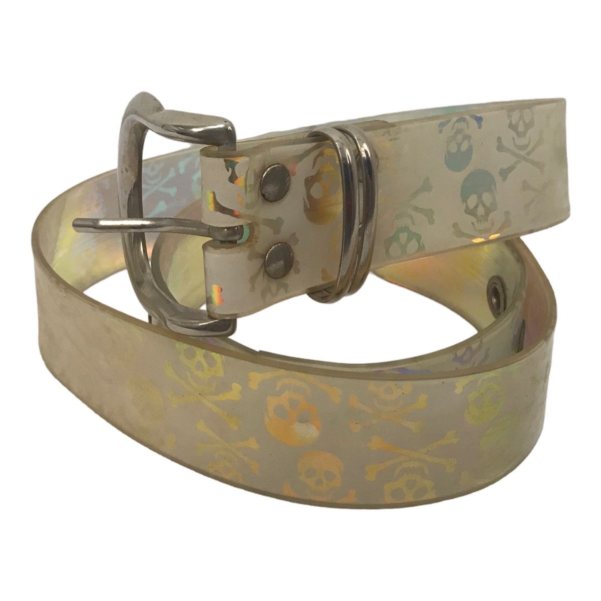 Hysteric Glamour × Vintage Baho Skull Full Print Belt 1.5x41.5 Inches Size ONE SIZE - 3 Thumbnail