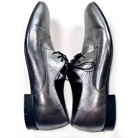 J.Lindeberg J. Lindberg Silver Dress Shoes Size US 10 / EU 43 - 3 Thumbnail