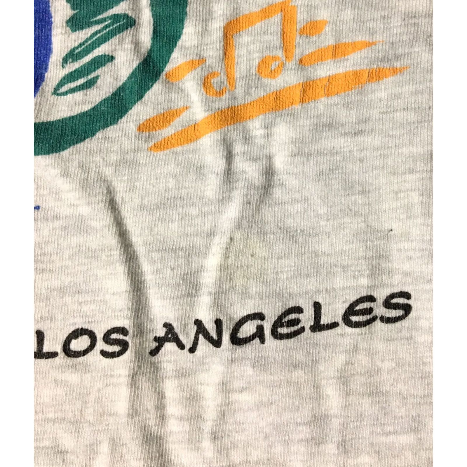 Hanes VINTAGE 90s Los Angeles Music Center Shirt XL Gray Hanes Regular Fit Short Sleeve Crew Neck Mens Art Opera Theater Single Stitch Logo 80s LA Size US XL / EU 56 / 4 - 4 Thumbnail