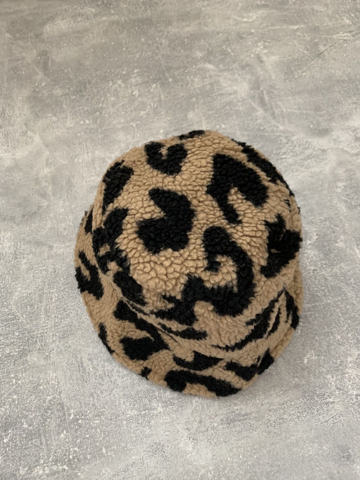 Japanese Brand × Vintage Vintage Y2K Deep pile fleece leopard bucket hat streetwar Size ONE SIZE - 4 Thumbnail